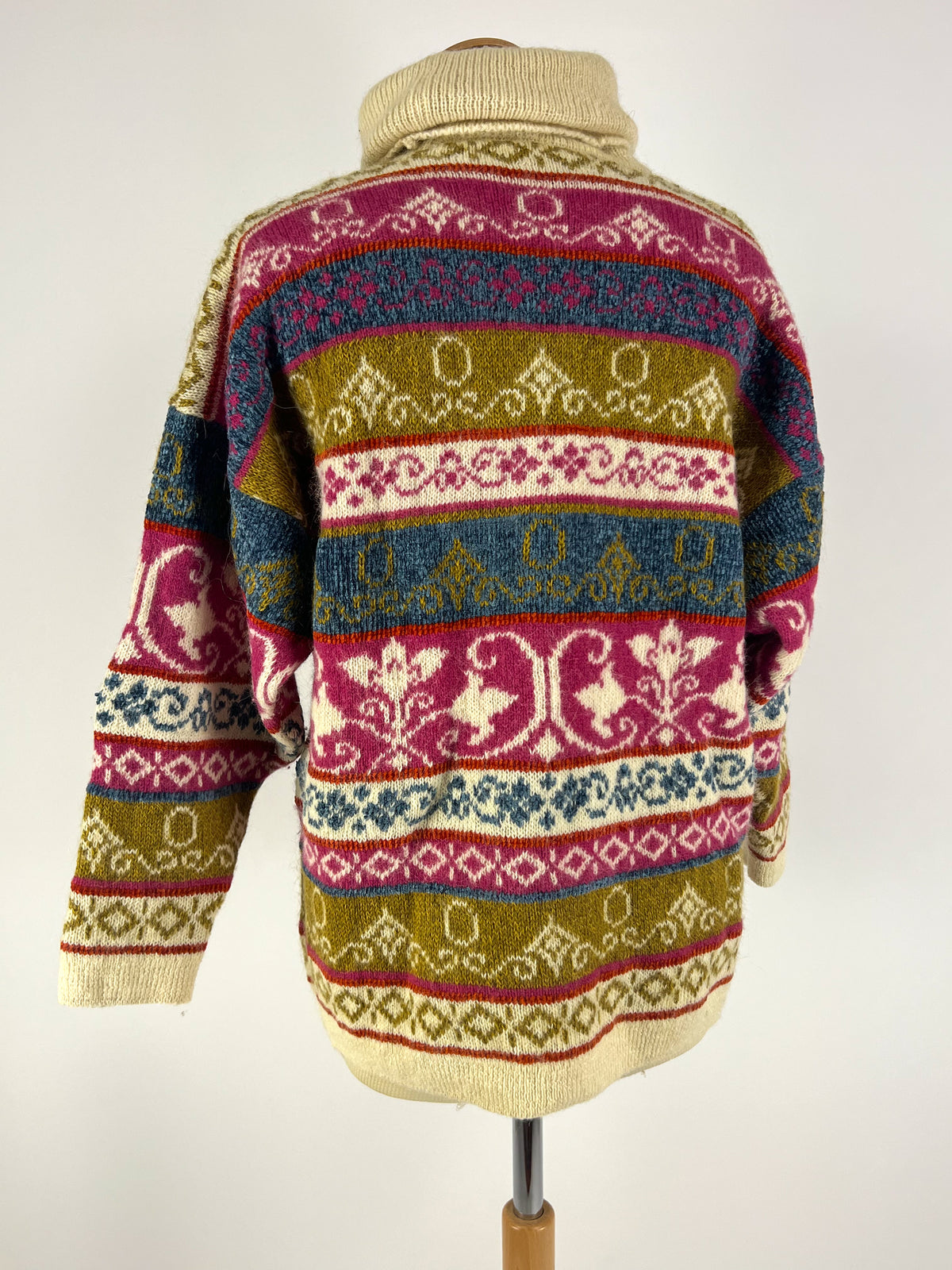 Maglione Vintage Made in the UK - Lana, Alpaca e Mohair