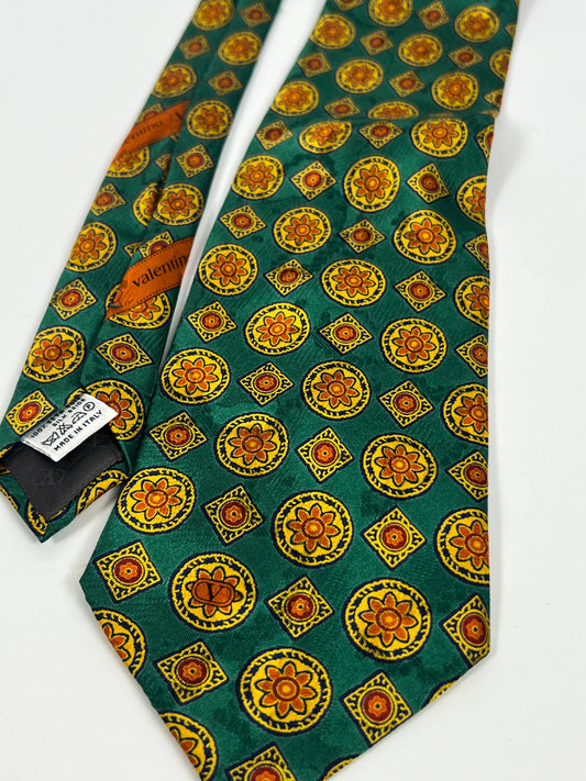 Cravatta vintage Valentino fantasia medaglioni
