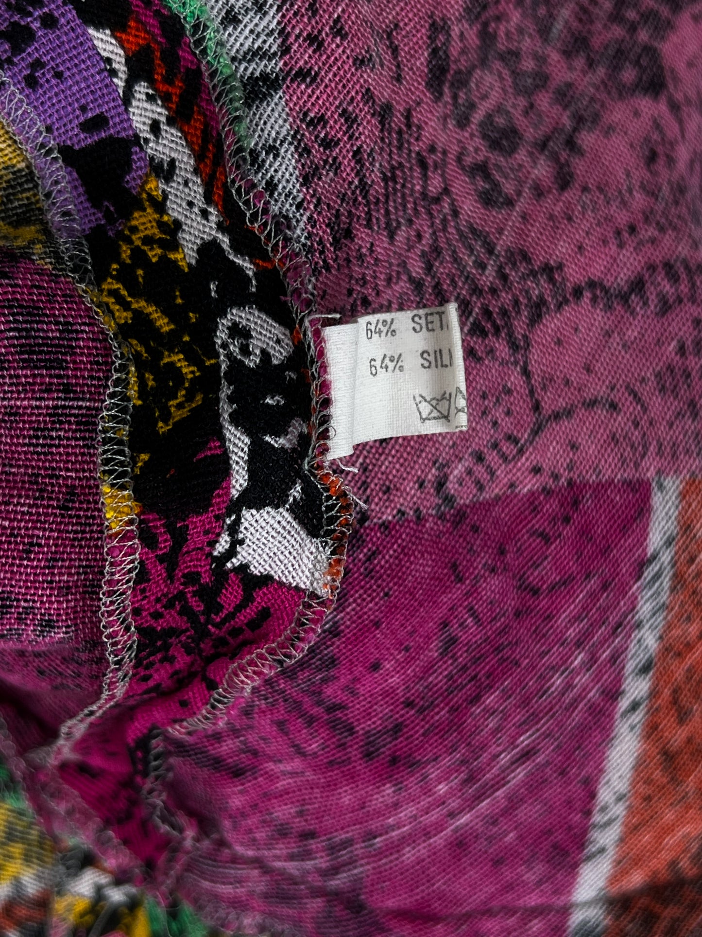 Kimono Armonia Anni '70 in Seta