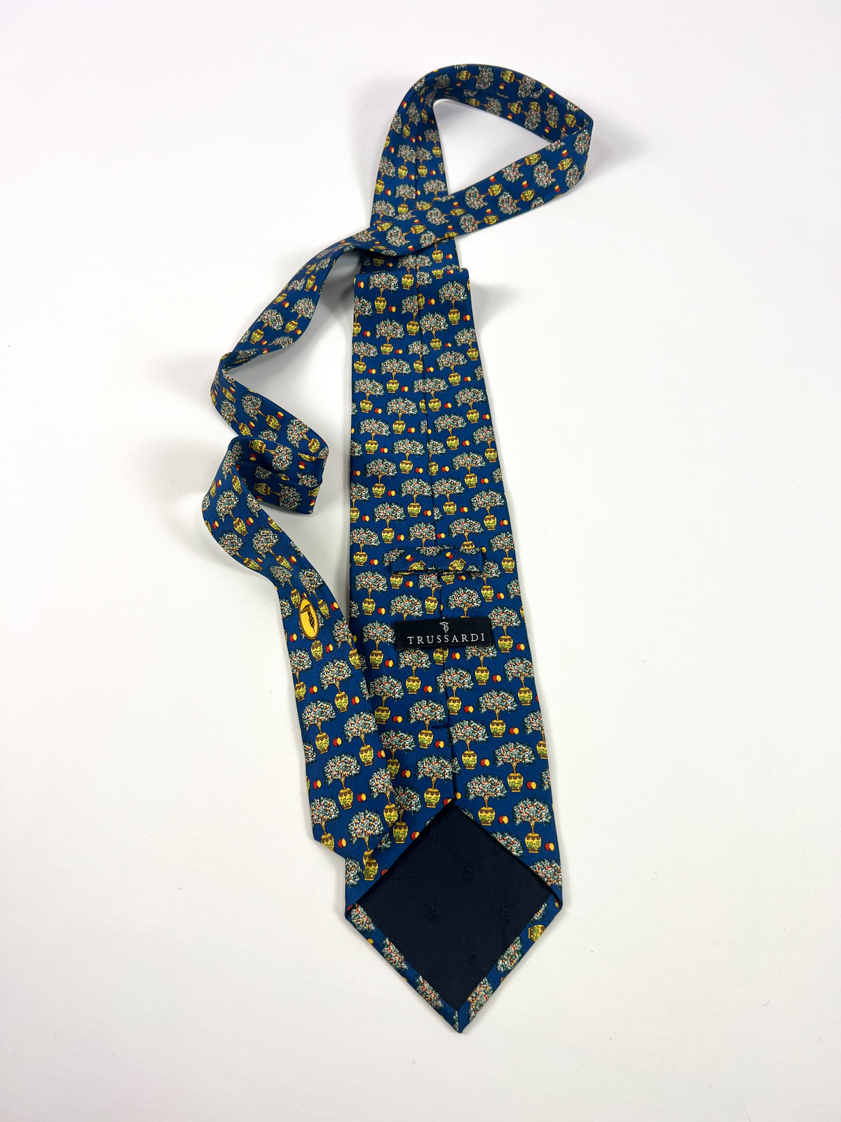 Cravate Trussardi à motif floral