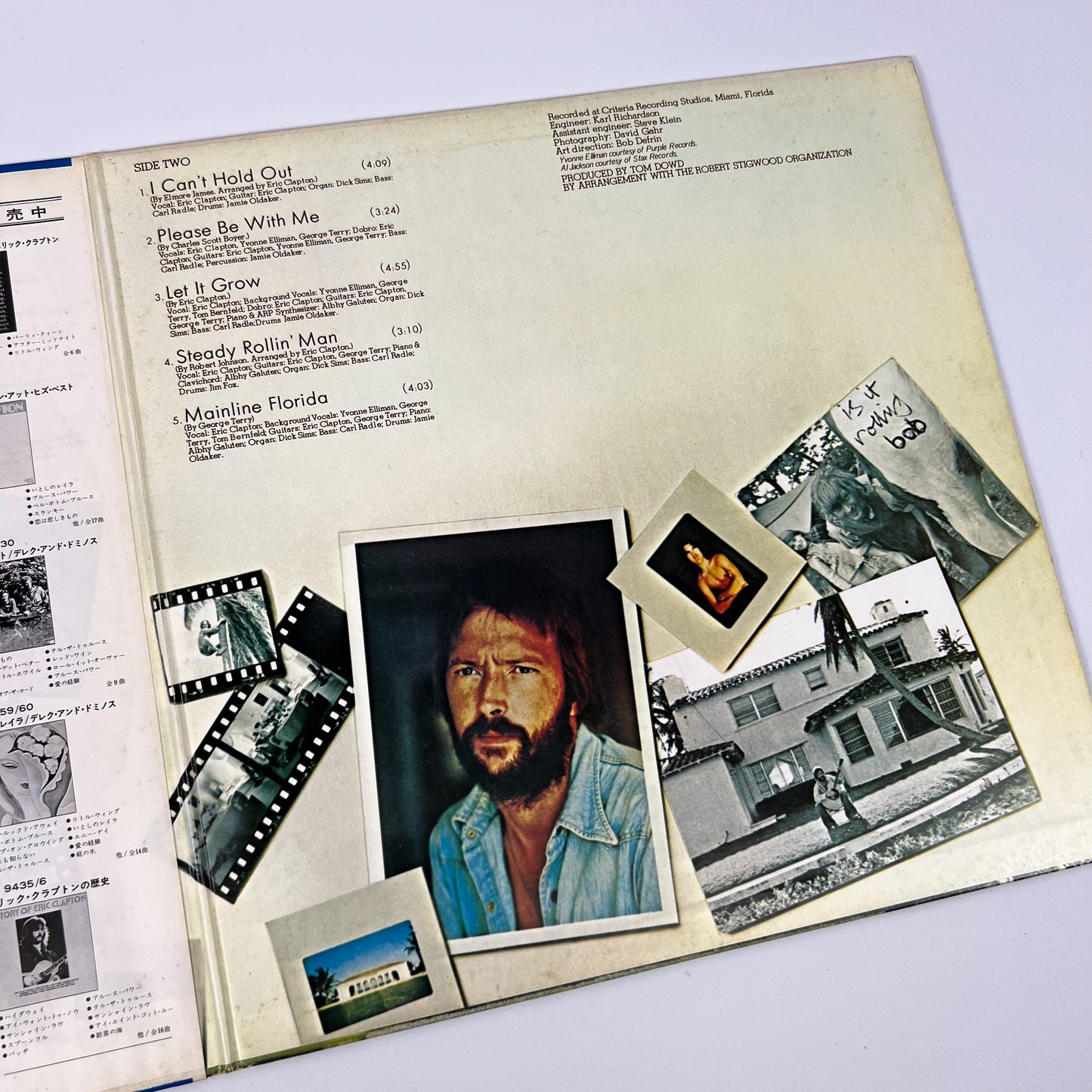 Eric Clapton – 461 Ocean Boulevard – 1ª Edizione Giapponese MW 2098 1974