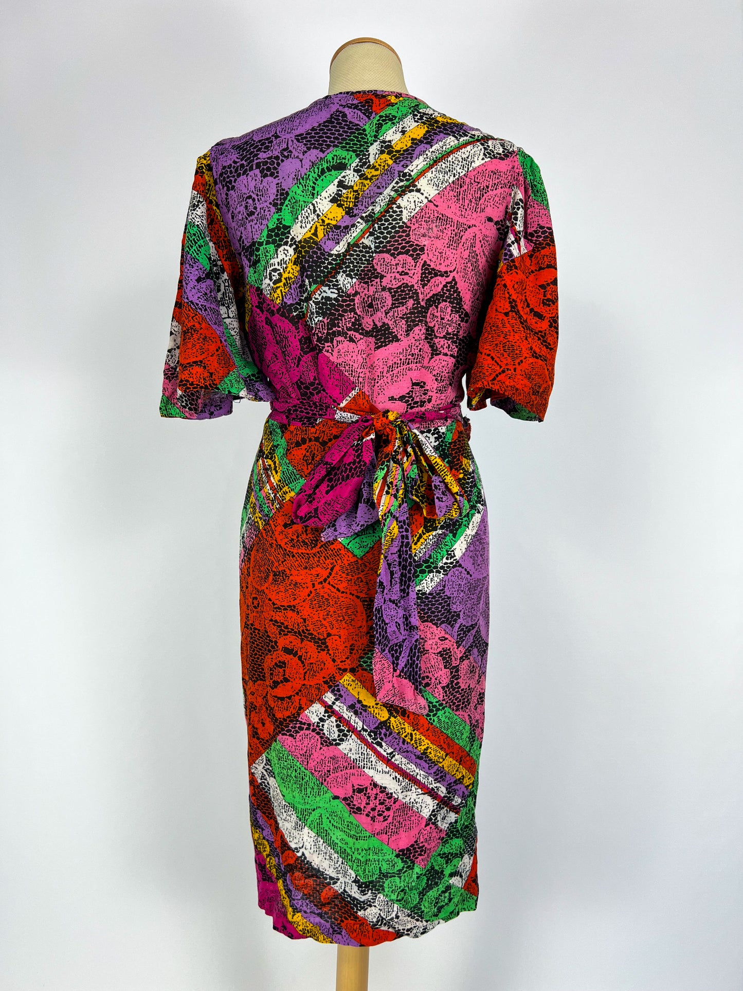 Kimono Armonia Anni '70 in Seta