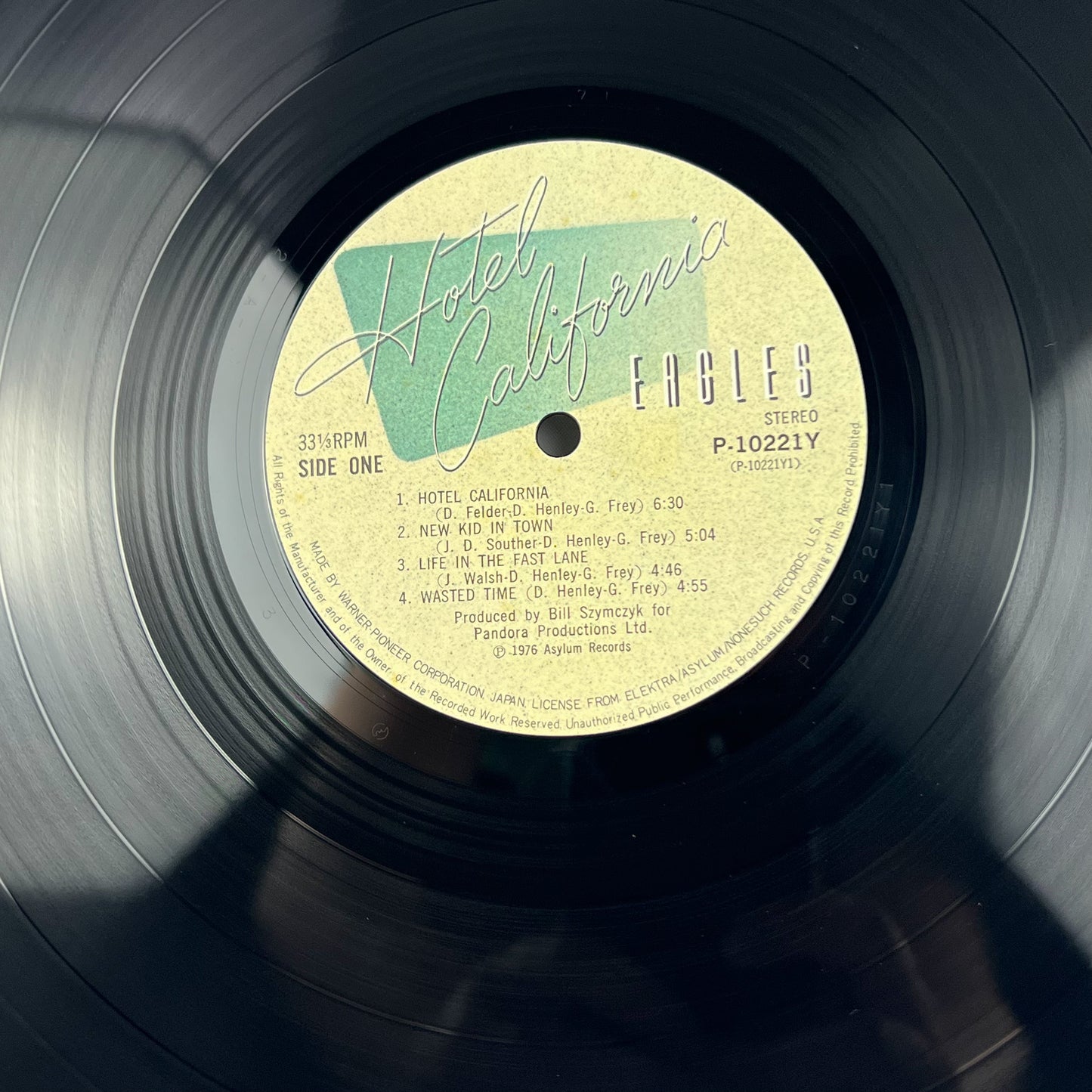 Eagles - Hotel California - 1ª Edizione Giapponese P-10221Y 1976