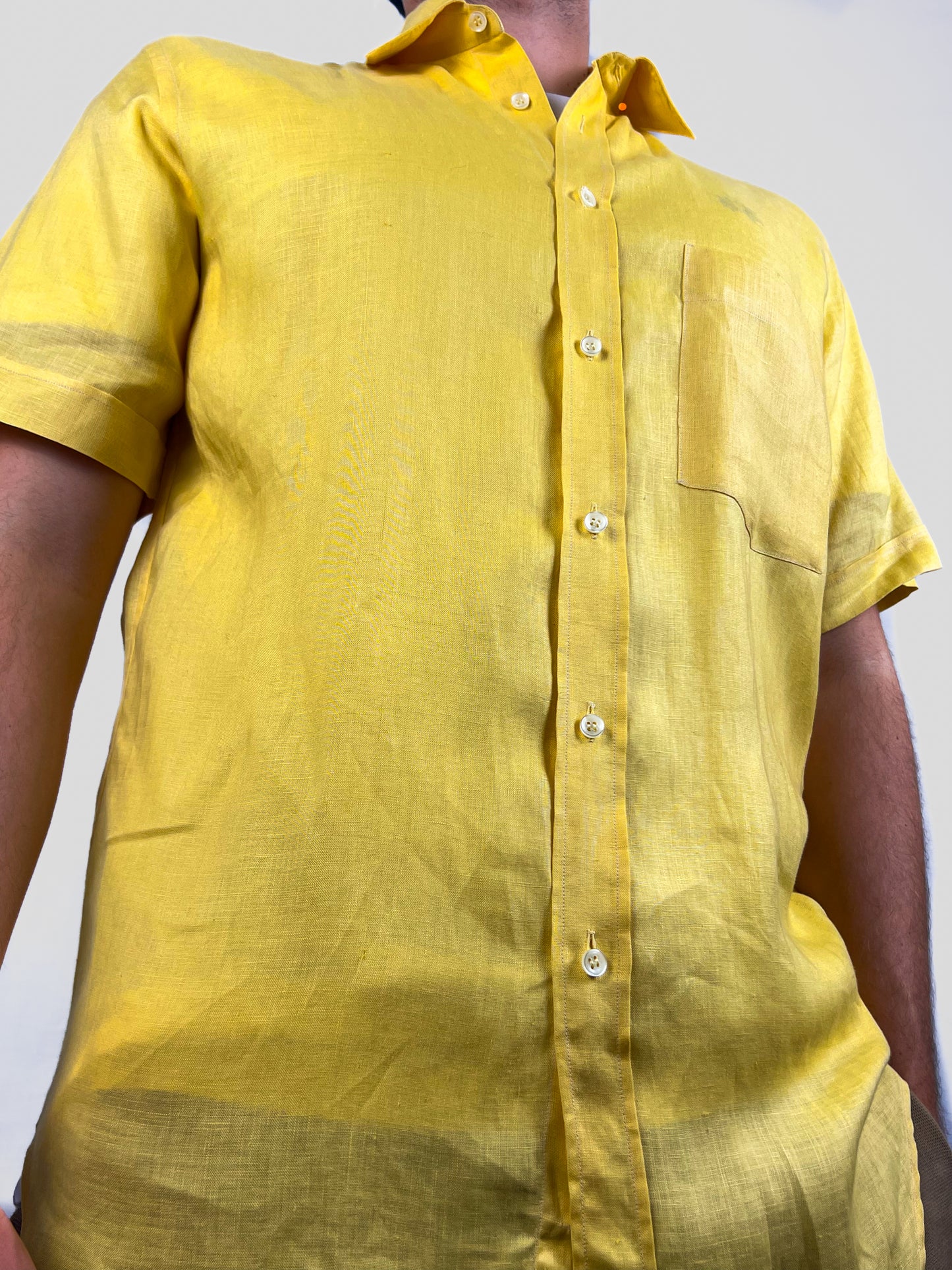 Camicia Estiva in Puro Lino Aquasctum