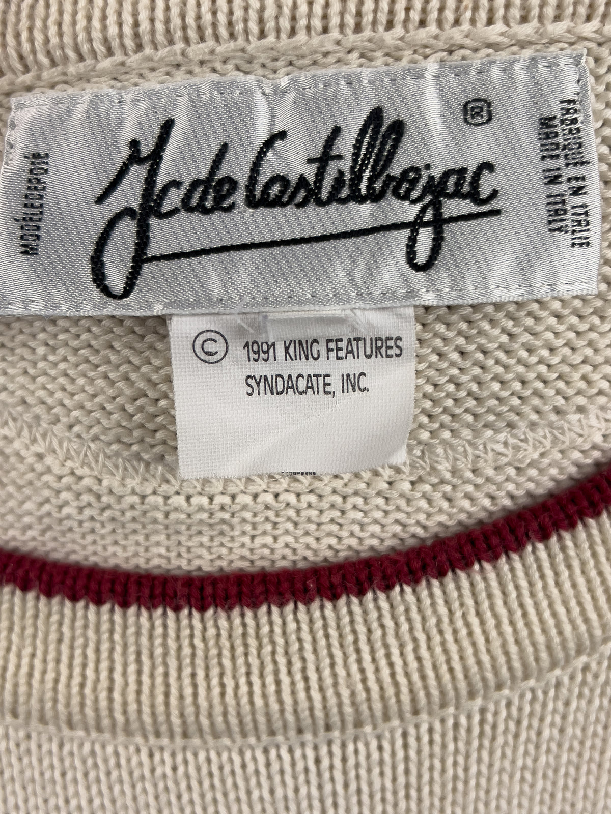 Pull Jc de Castelbajac 1991