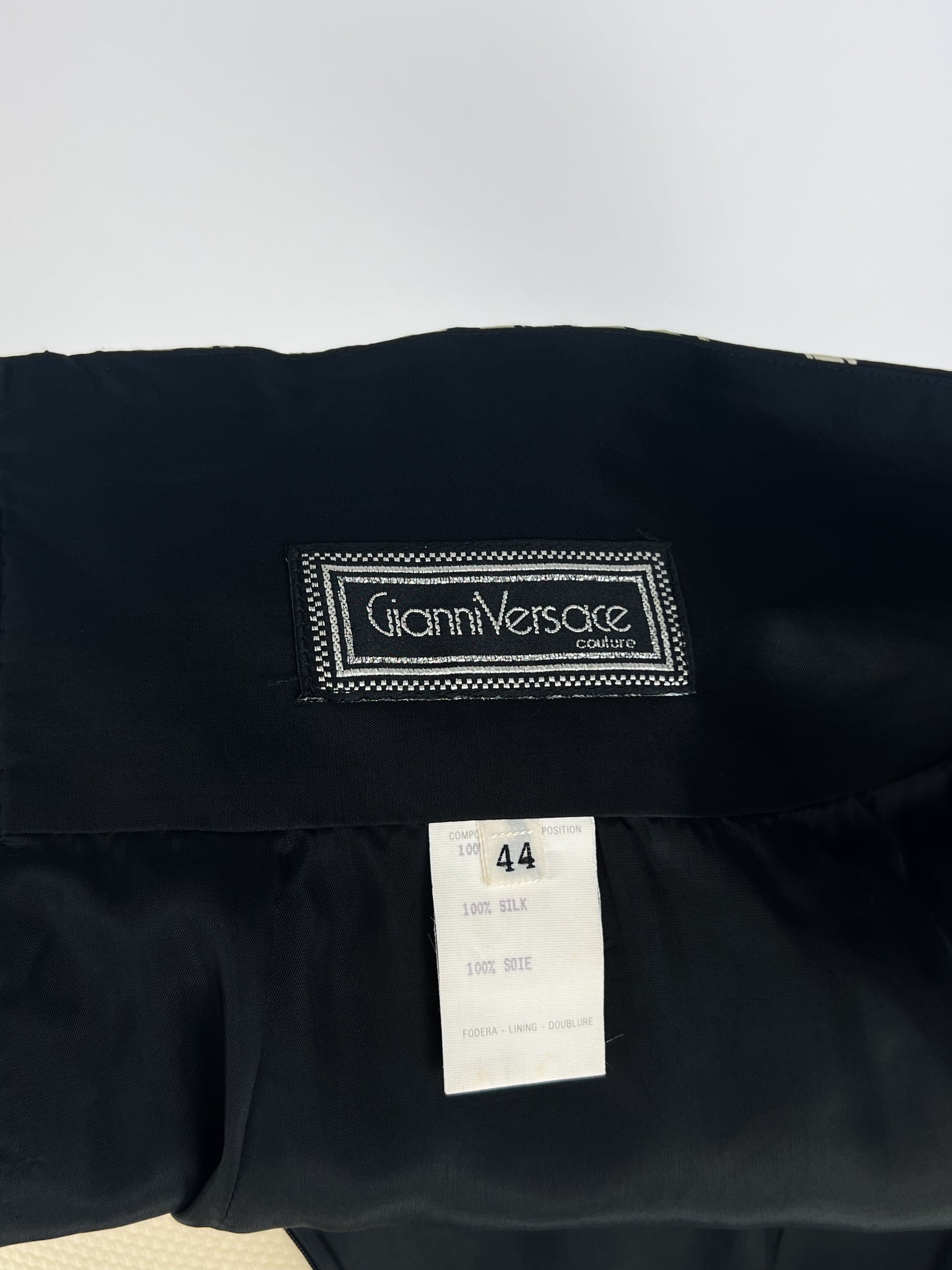 Gonna Gianni Versace Couture in Seta 1989