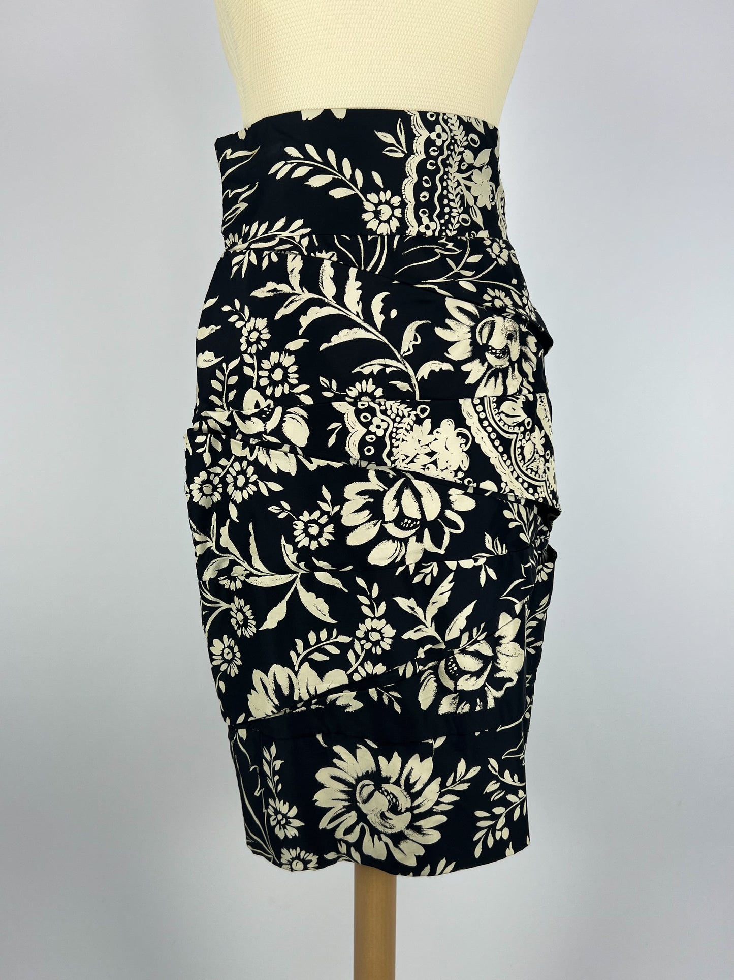 Gonna Gianni Versace Couture in Seta 1989