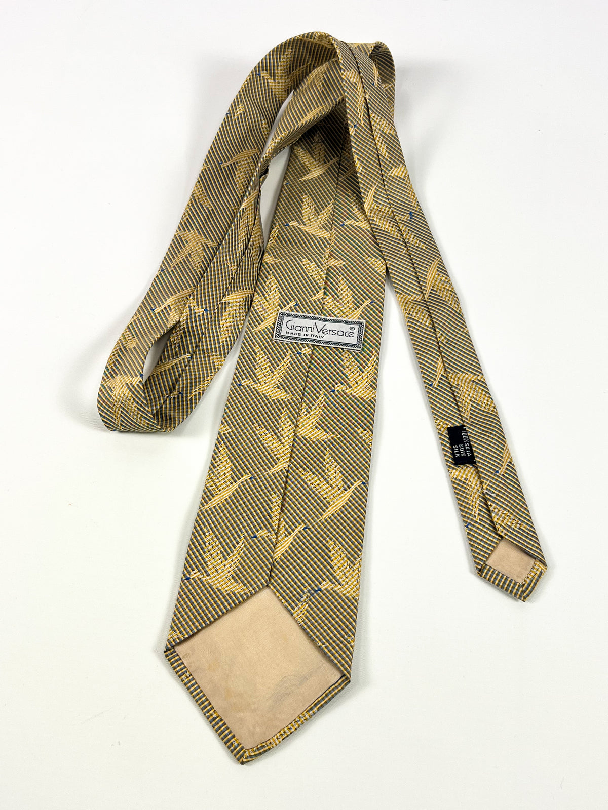 Cravate Gianni Versace Cygnes