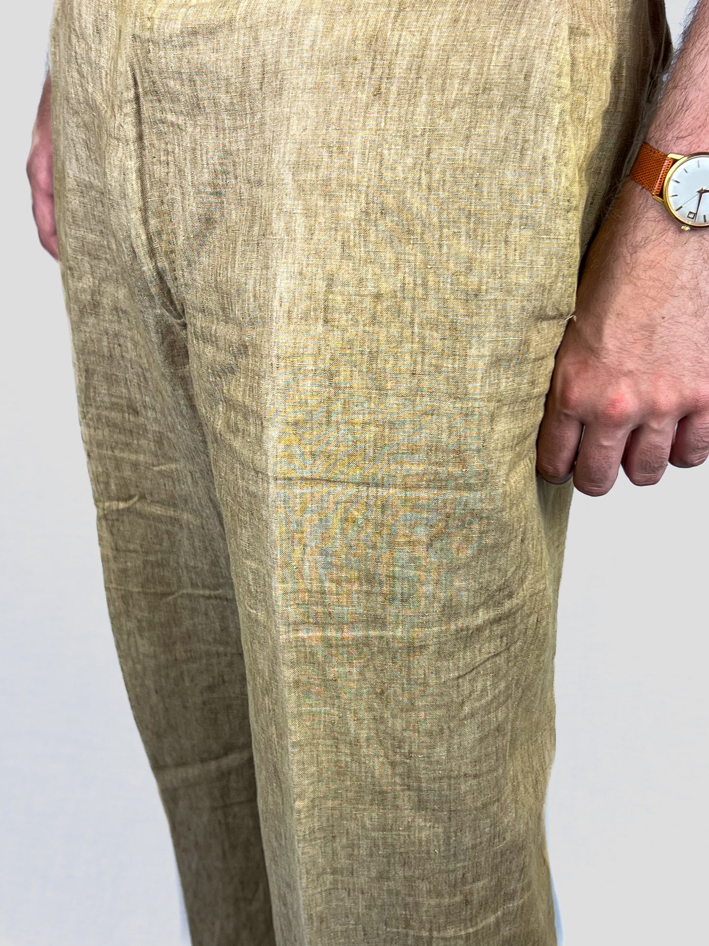 Pantaloni in Puro Lino Massimo Sartoria