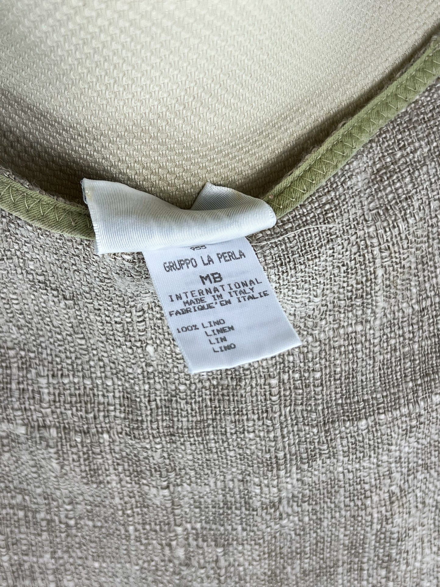 Gilet lungo La Perla in Puro Lino