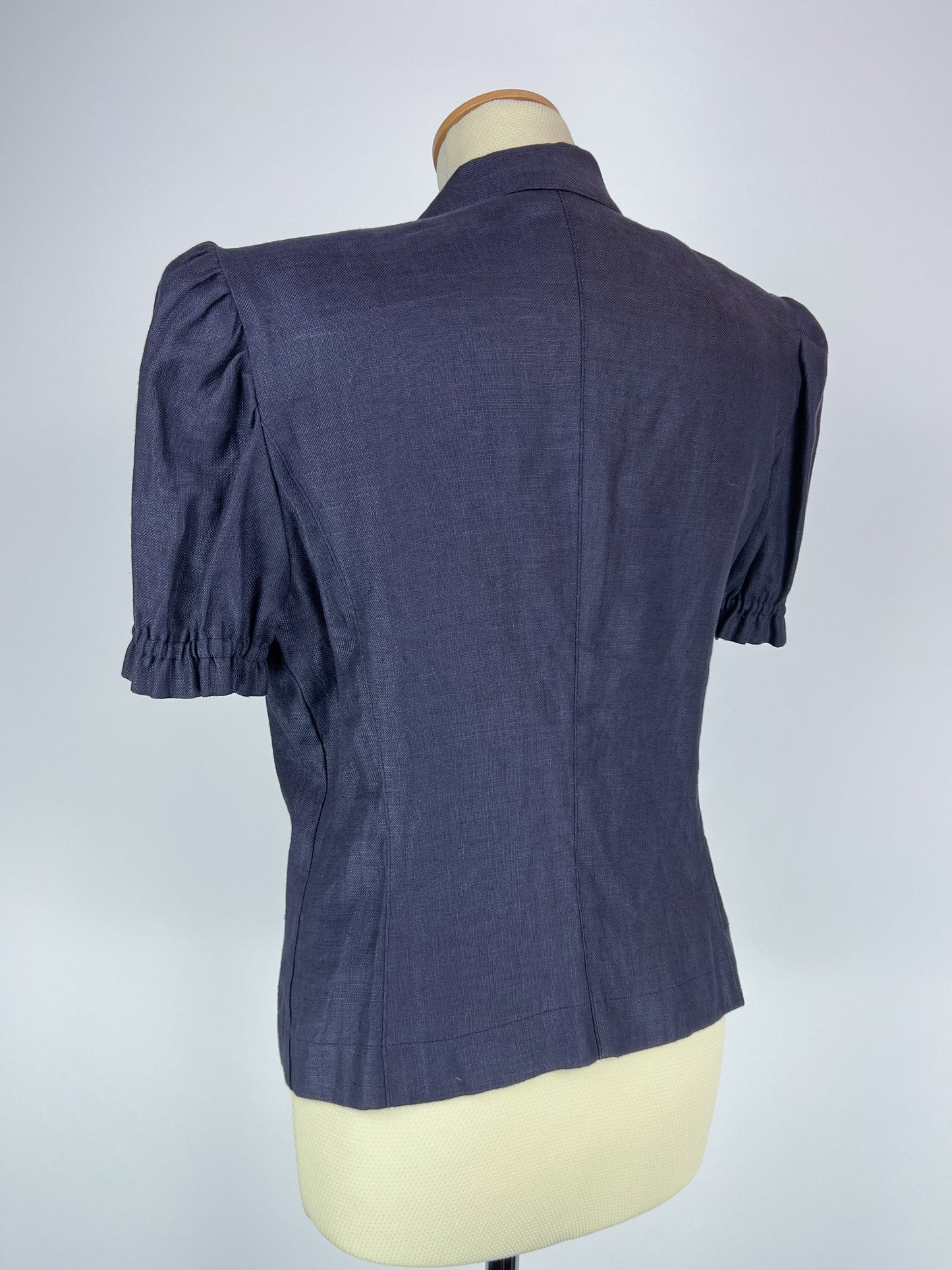 Blazer Krema anni ‘70 in Puro Lino