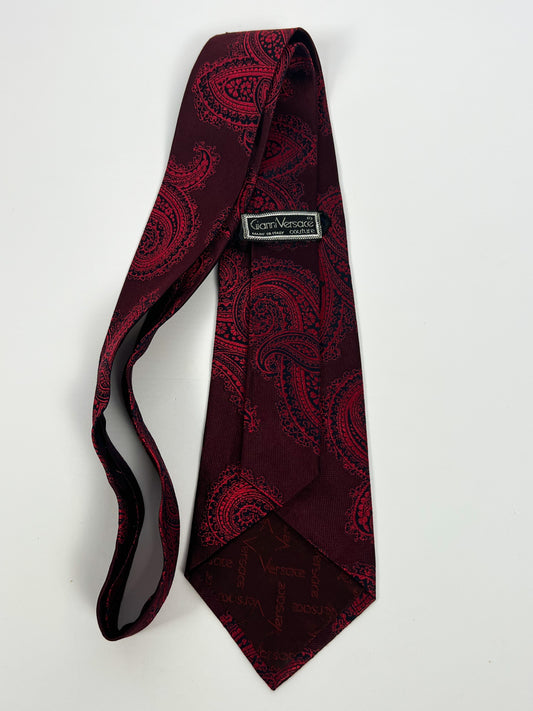 Cravatta vintage Gianni Versace Couture paisley
