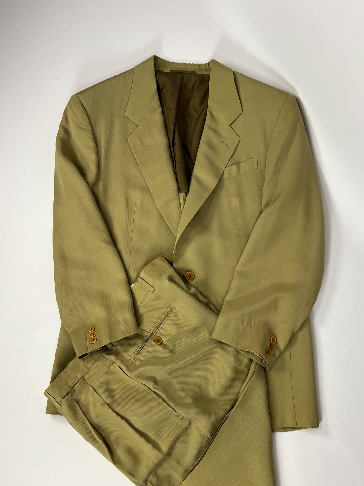 Costume Cantarelli vintage en soie mélangée