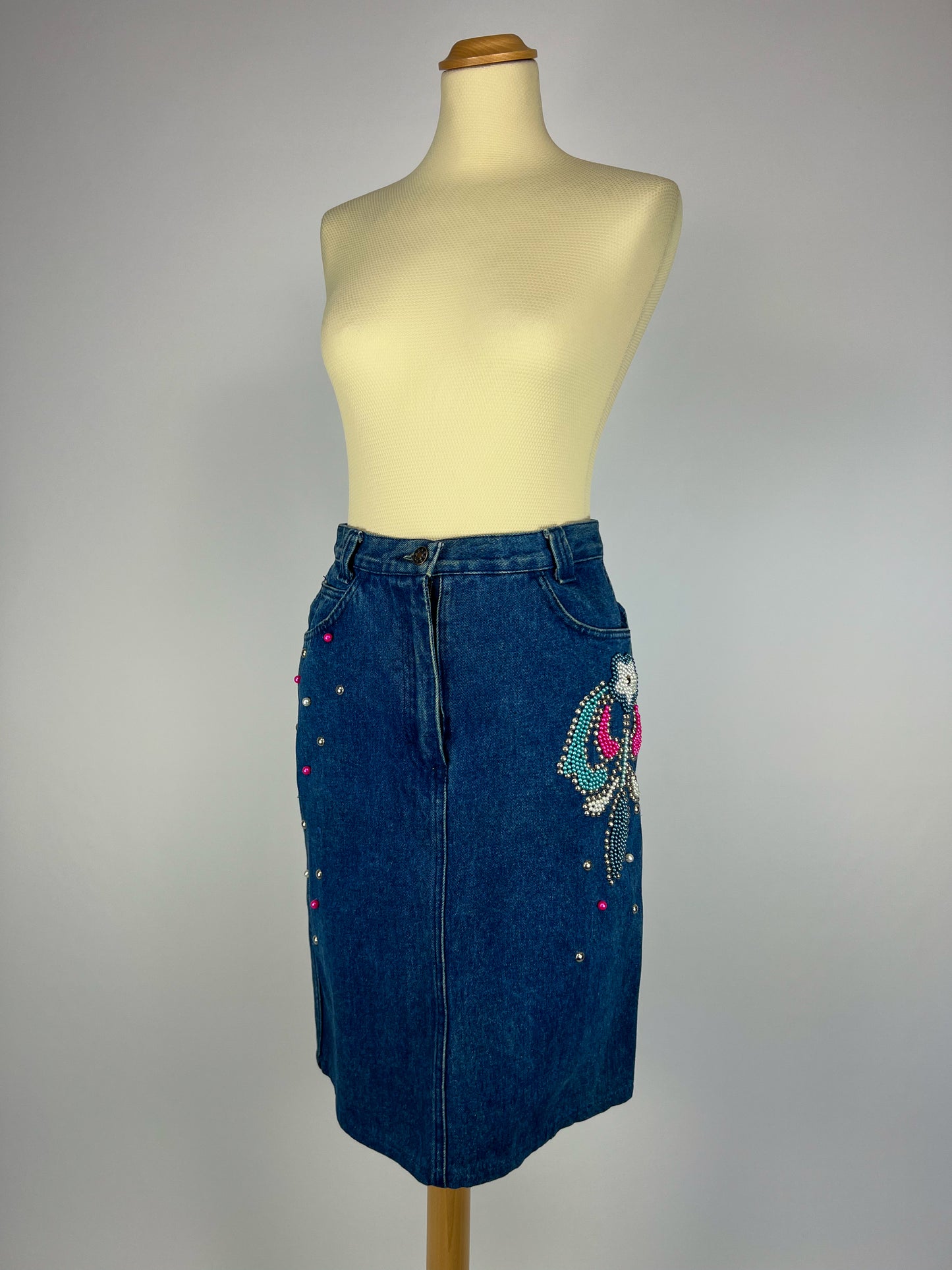 Gonna di Jeans Giallo Napoli anni ‘80
