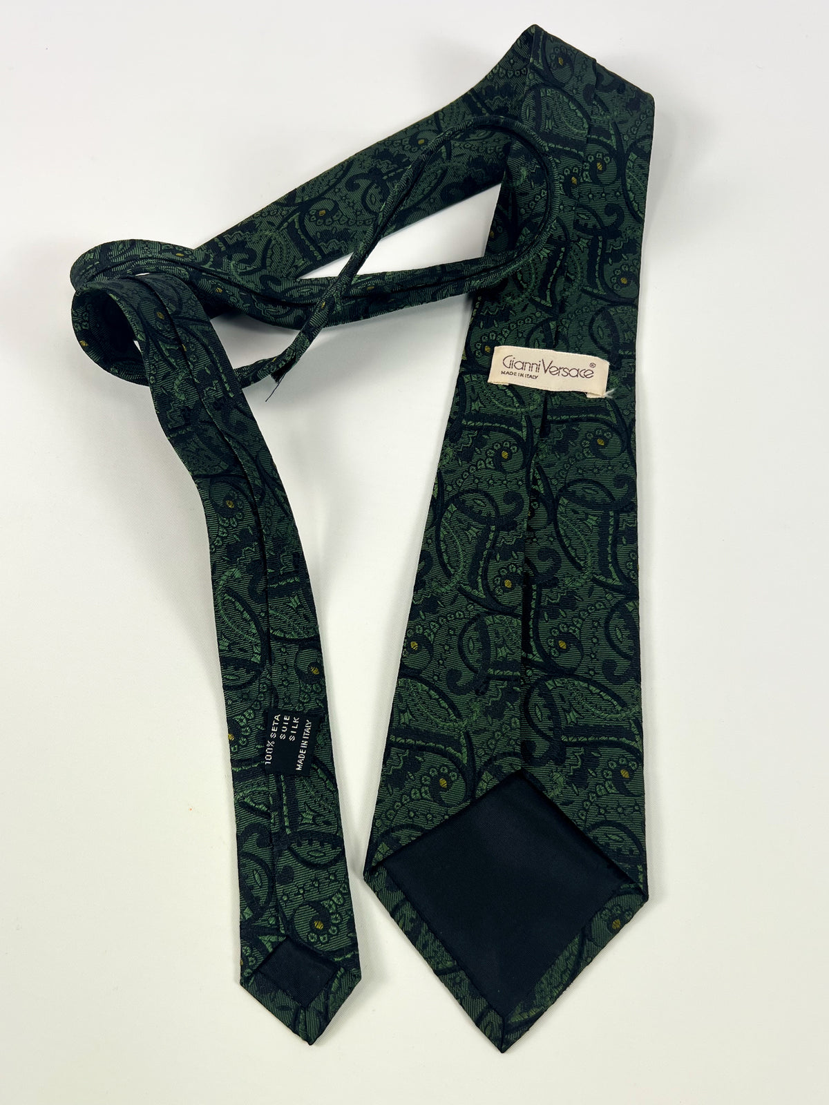 Gianni Versace Paisley Tie