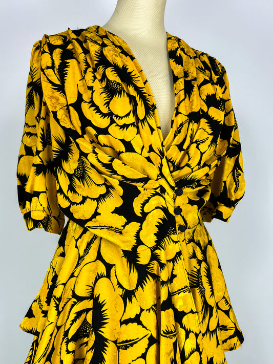 Tailleur in Pura Seta vintage anni '70