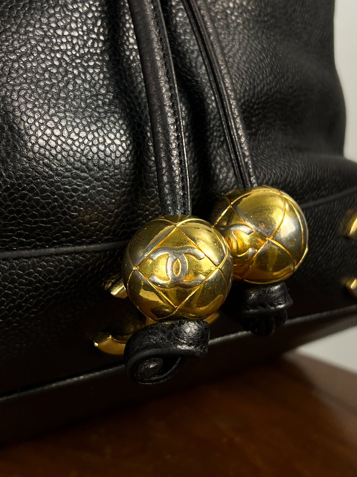 CHANEL 1992 Triple CC bucket bag