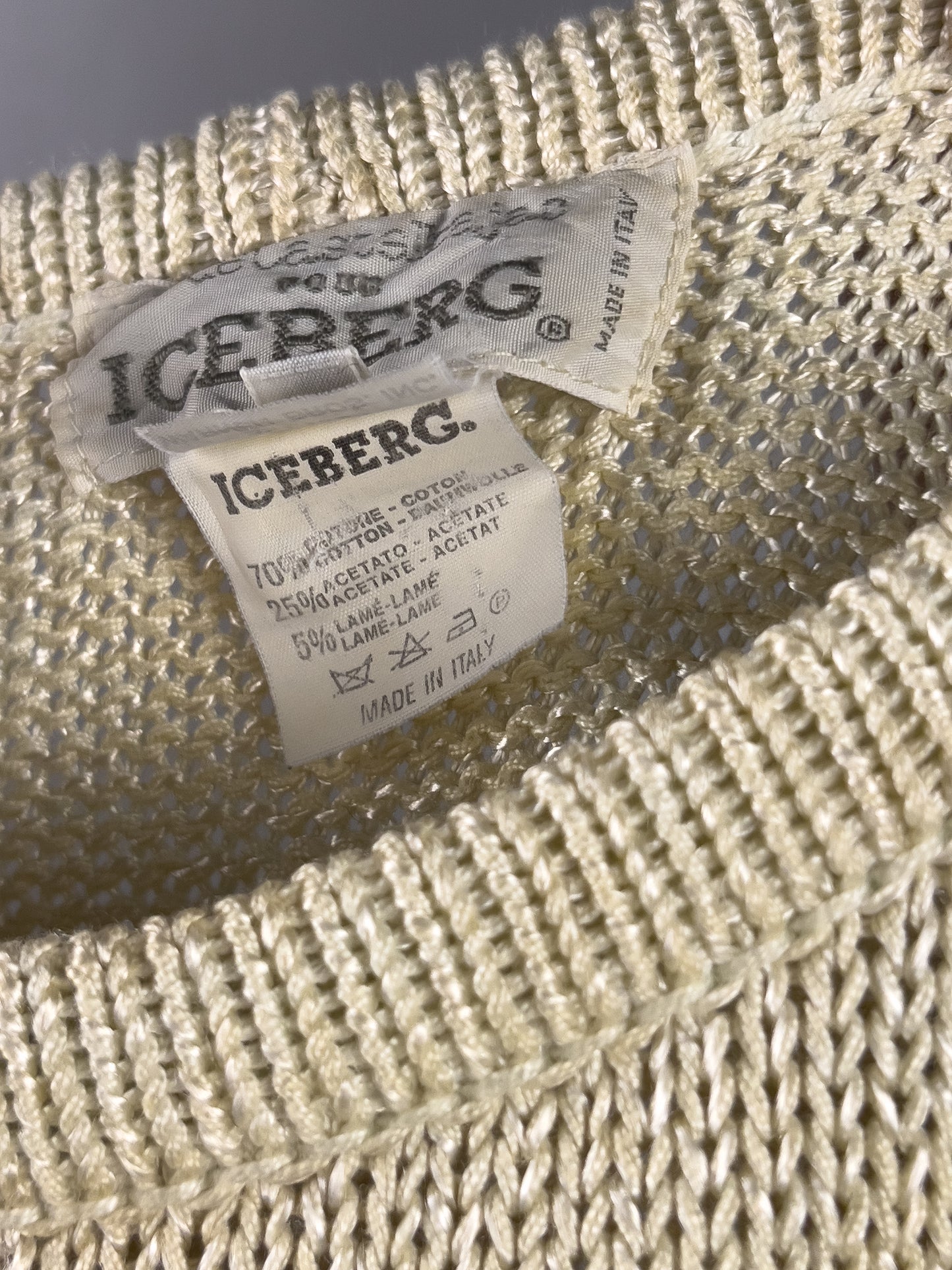 Maglione Iceberg x Jc de Castelbajac 1989