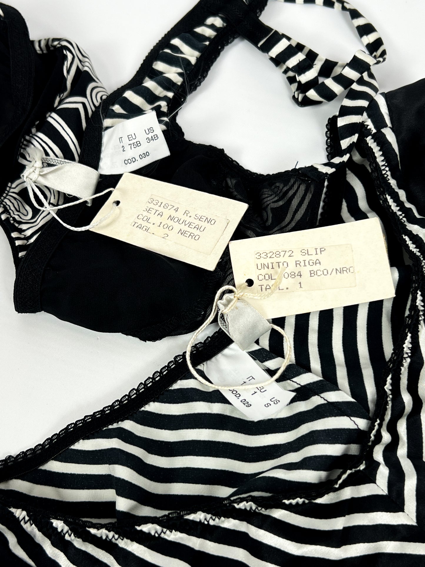 Lingerie Gianni Versace in Seta - New Old Stock