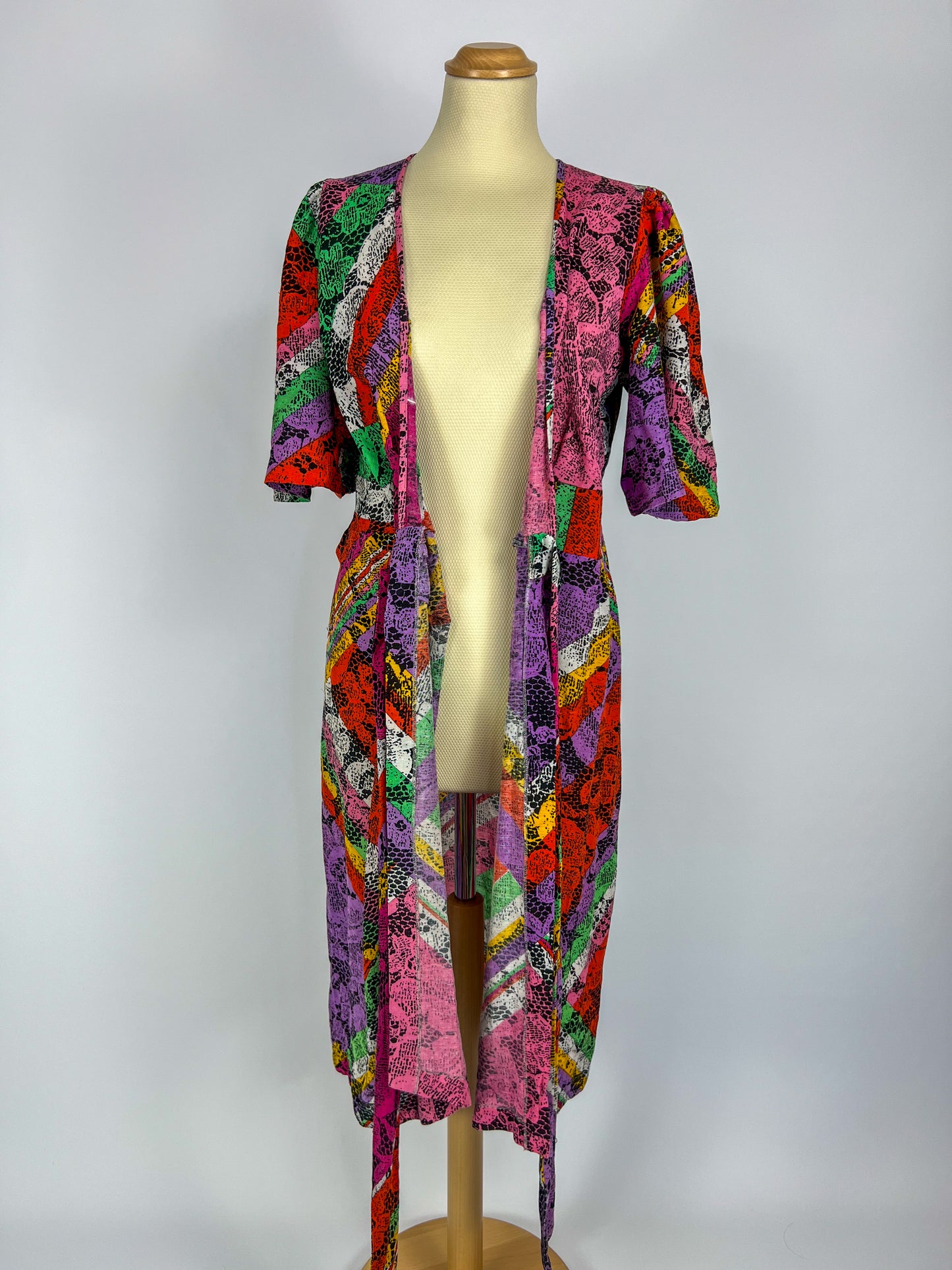 Kimono Armonia Anni '70 in Seta