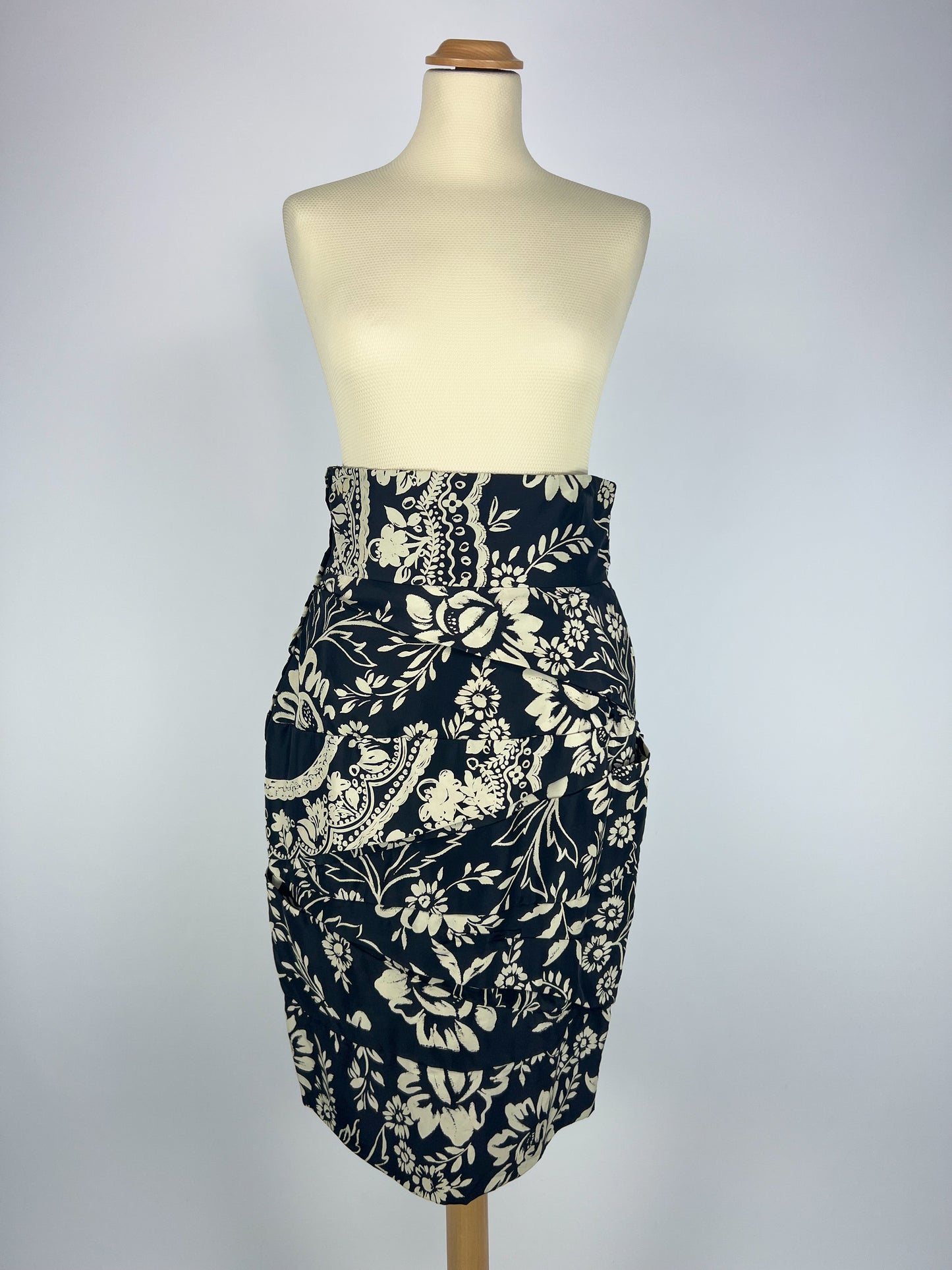 Gonna Gianni Versace Couture in Seta 1989