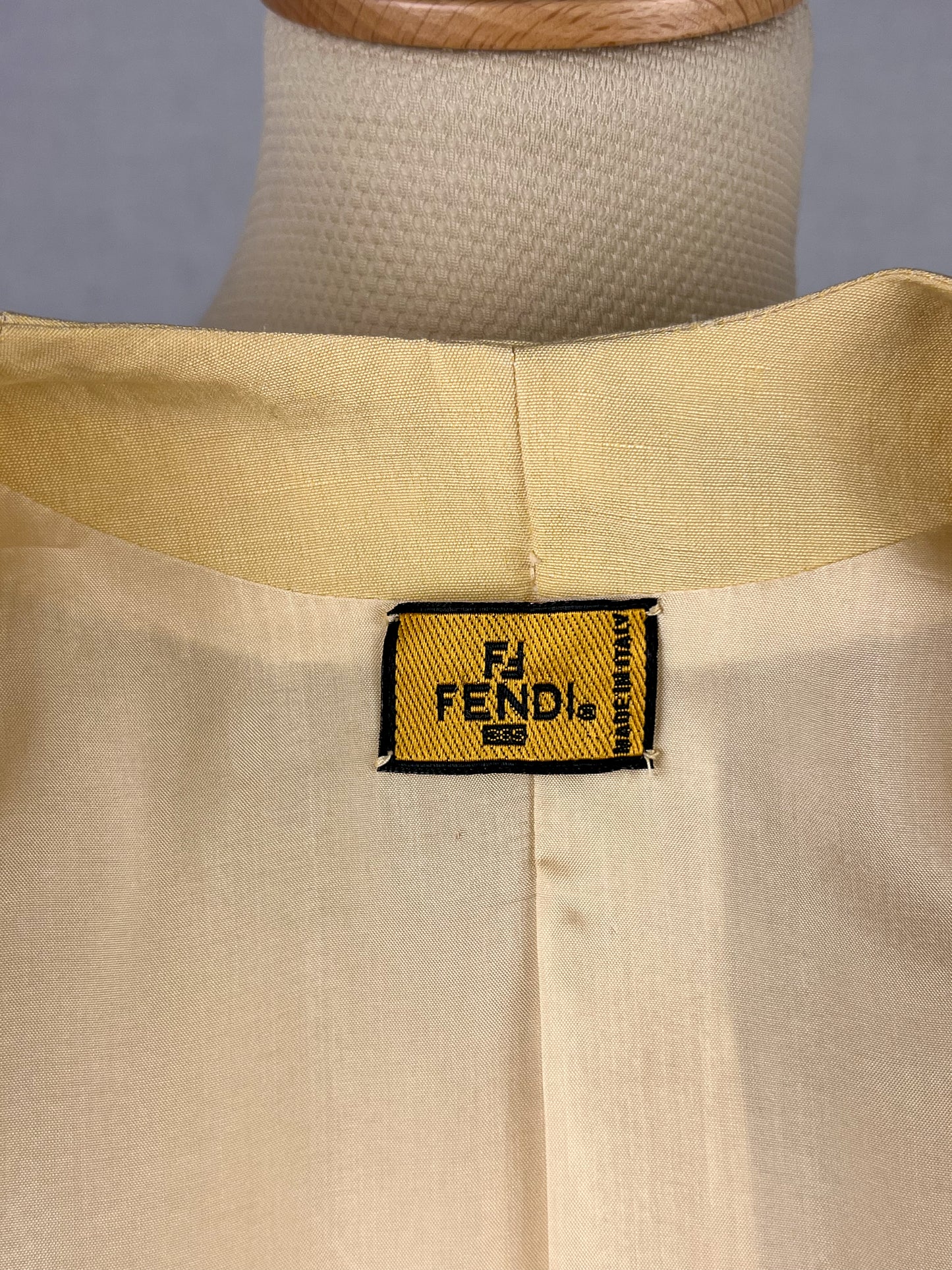 Tailleur Fendi in Lino e Seta
