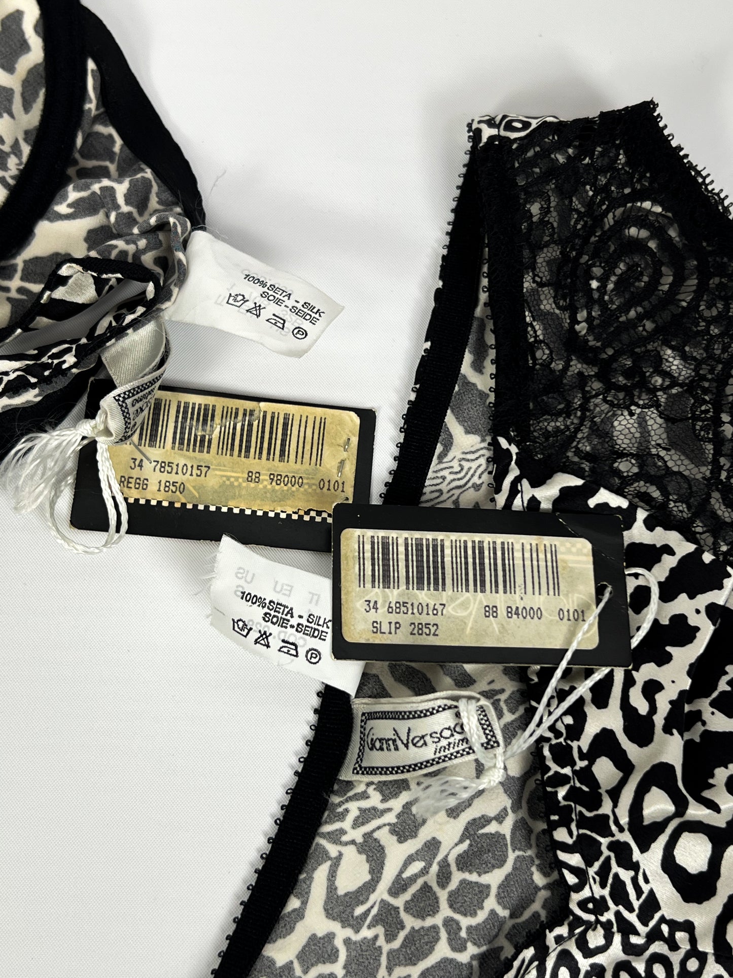 Lingerie Gianni Versace in Seta - New Old Stock