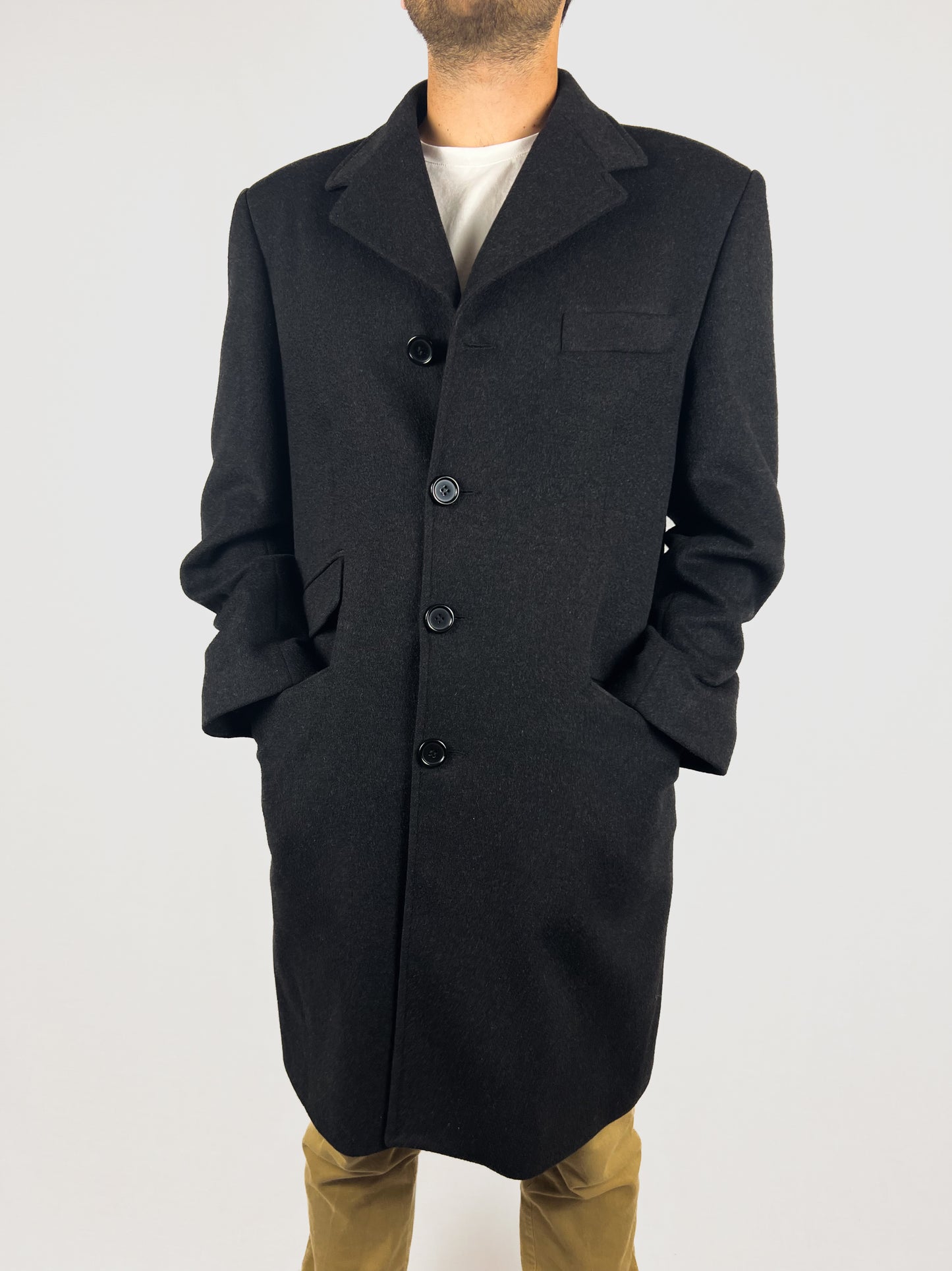 Cappotto Giorgio Veneziani in Misto Cashmere