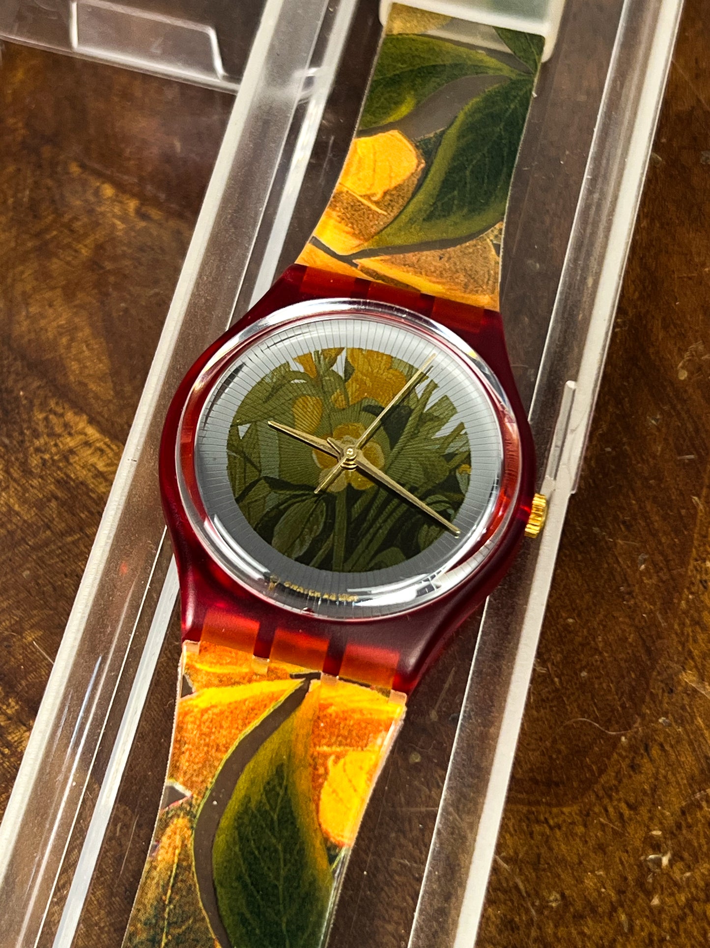 Swatch Gent “La Vie En Rose” GR112 1994 - Mai Indossato