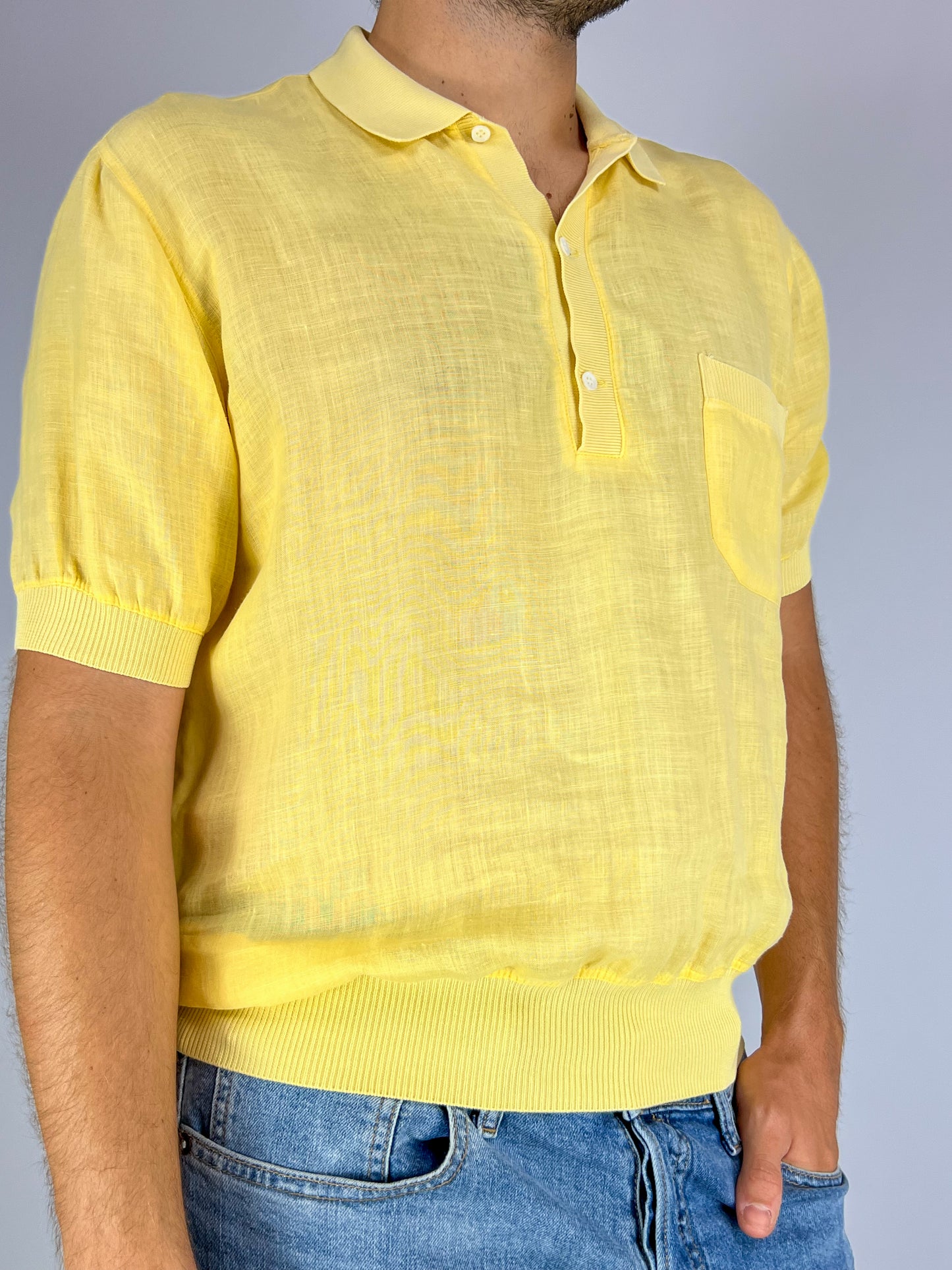 Polo Schiatti anni ‘60 in Puro Lino