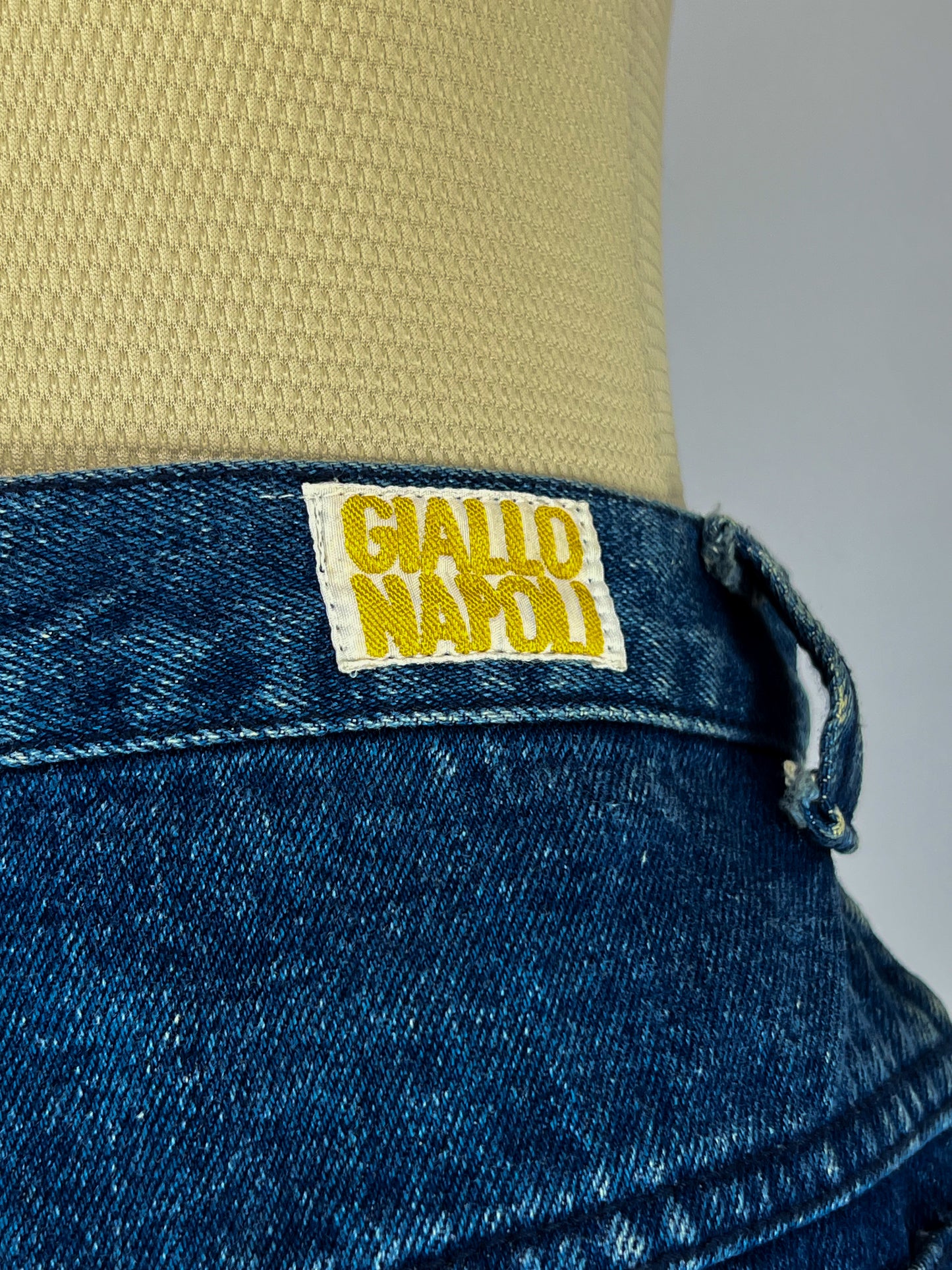 Gonna di Jeans Giallo Napoli anni ‘80