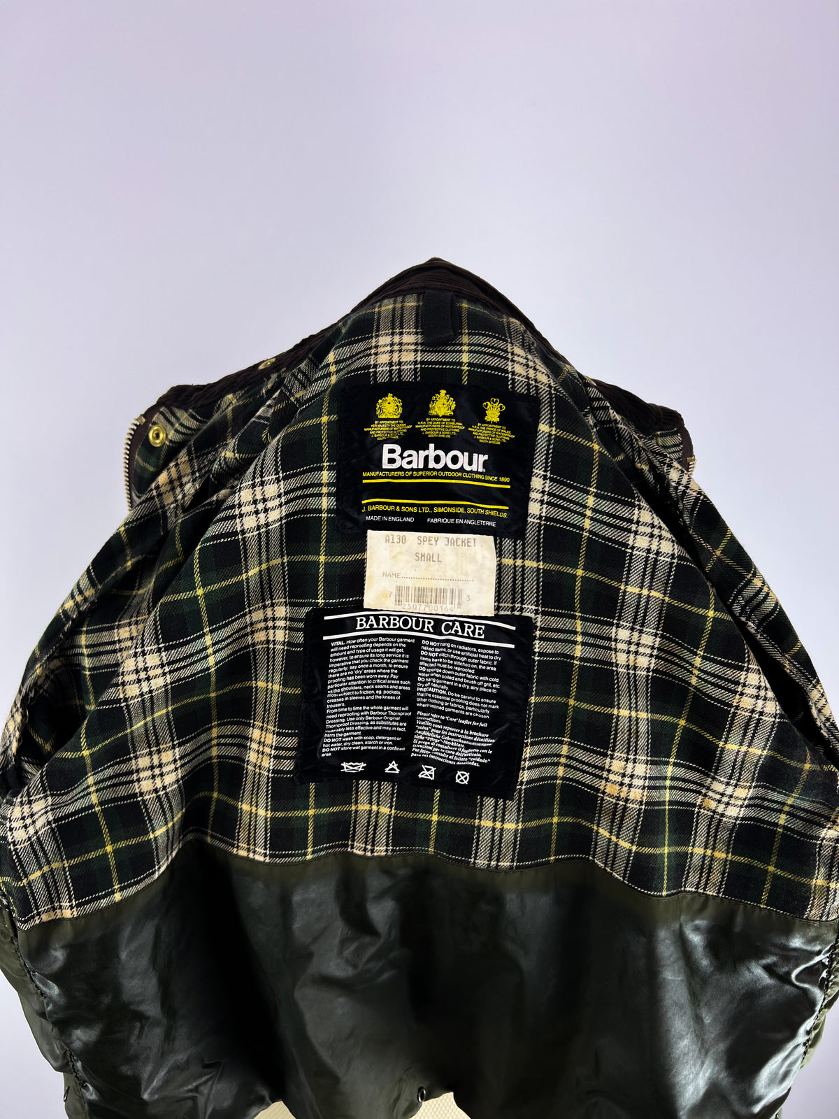 Veste Barbour Spey vintage (XS) - RARE
