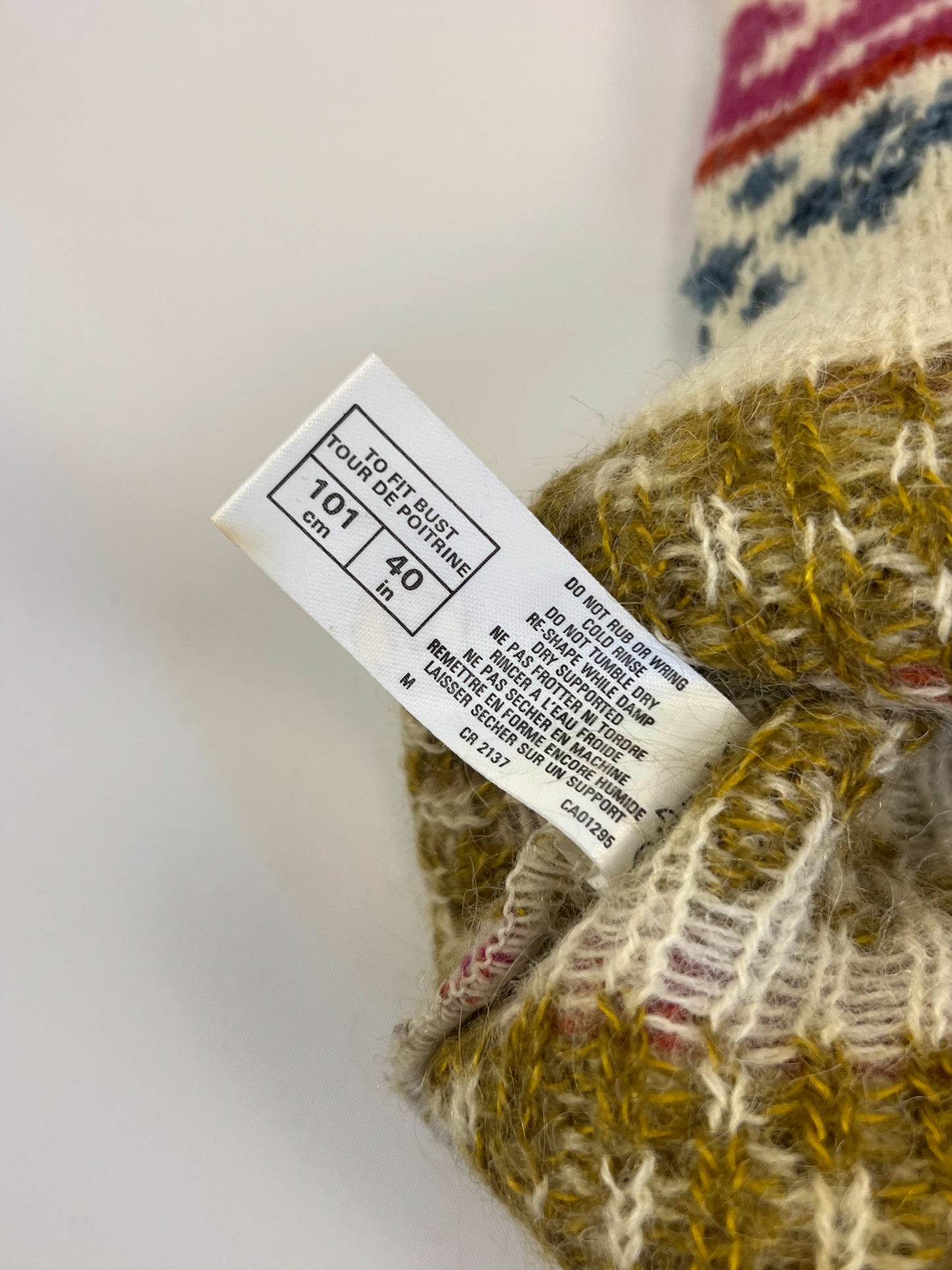 Pull vintage fabriqué au Royaume-Uni - Laine, alpaga et mohair