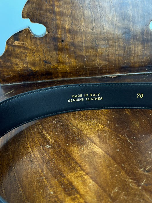 Cintura in Pelle nera vintage