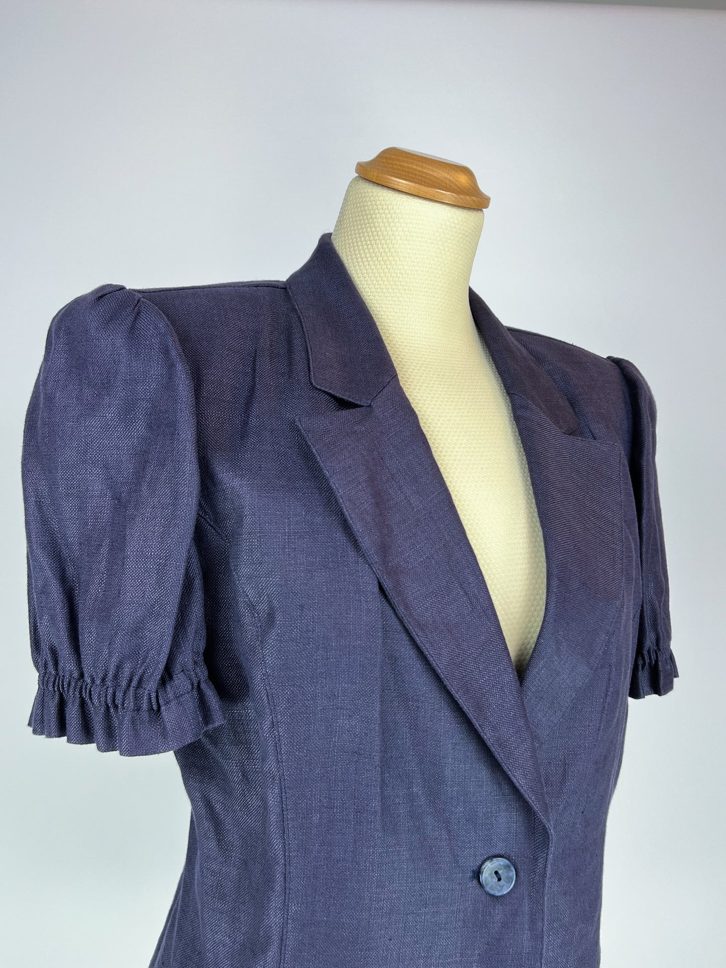 Blazer Krema anni ‘70 in Puro Lino