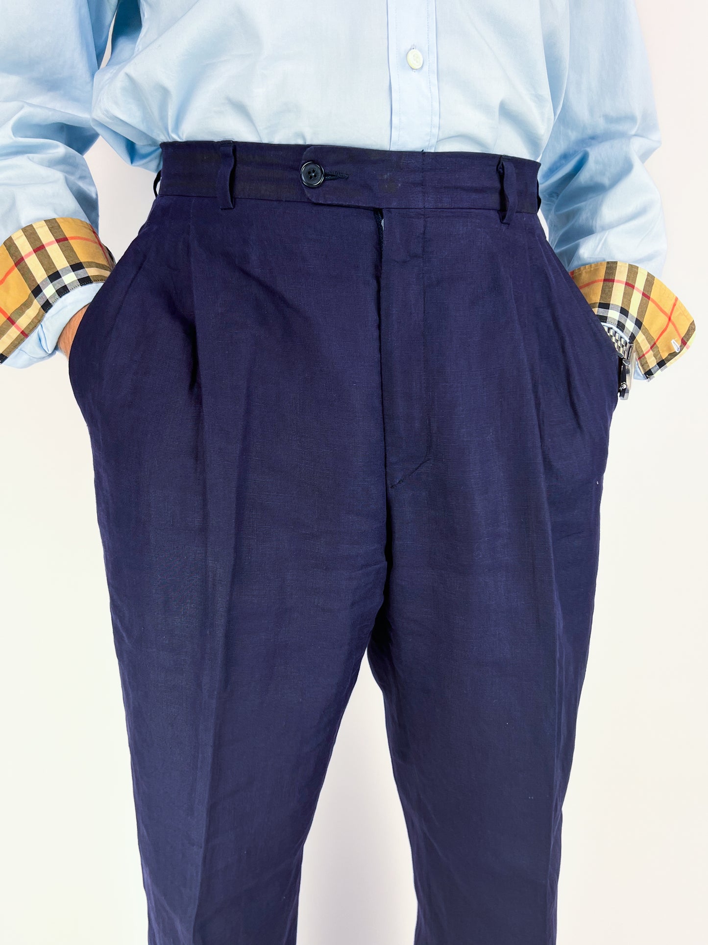 Pantaloni Sartoriali in Lino