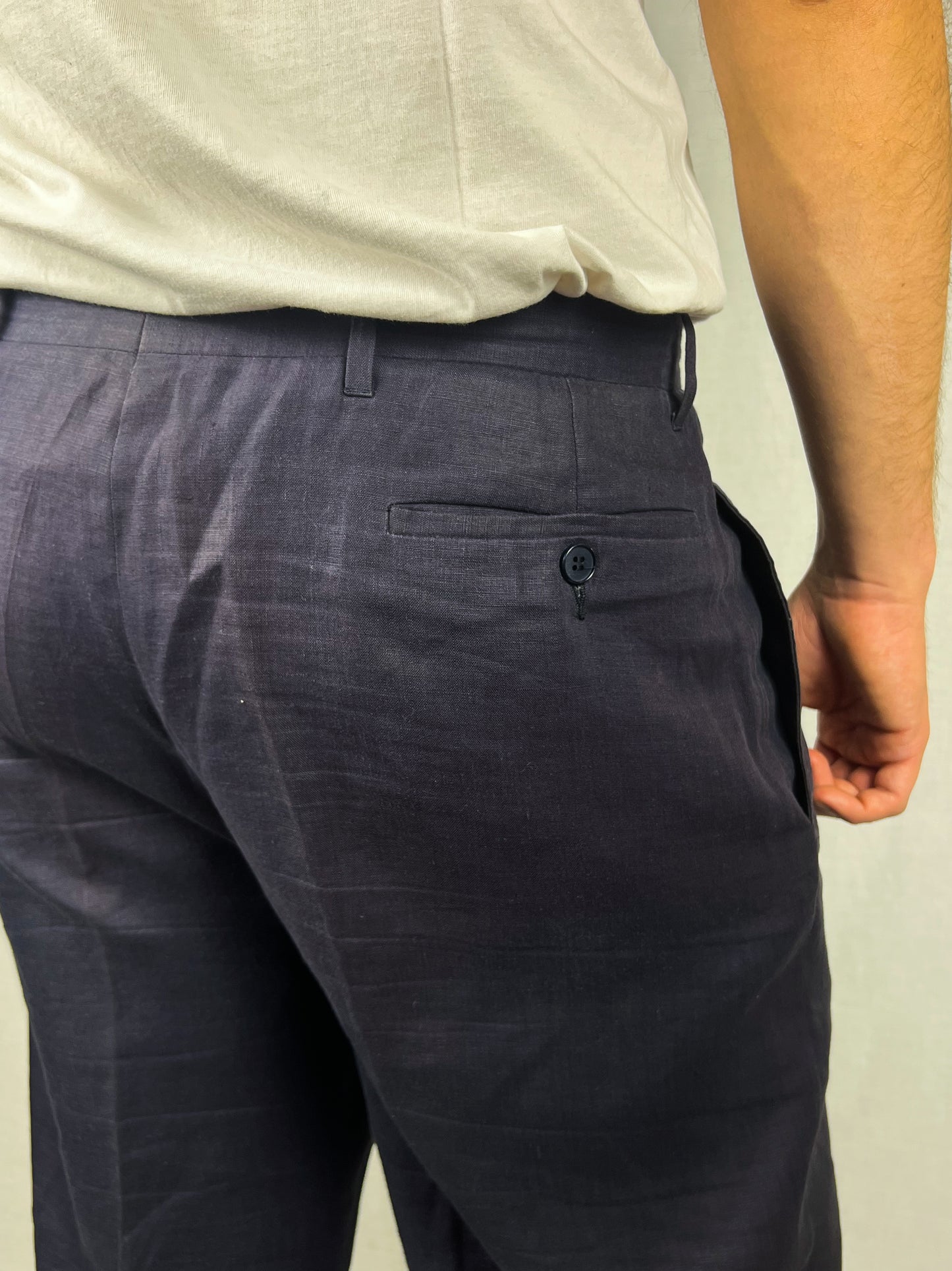 Pantaloni in Puro Lino Luciano Soprani anni ‘80