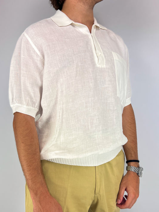 Polo Schiatti en pur lin des années 1960