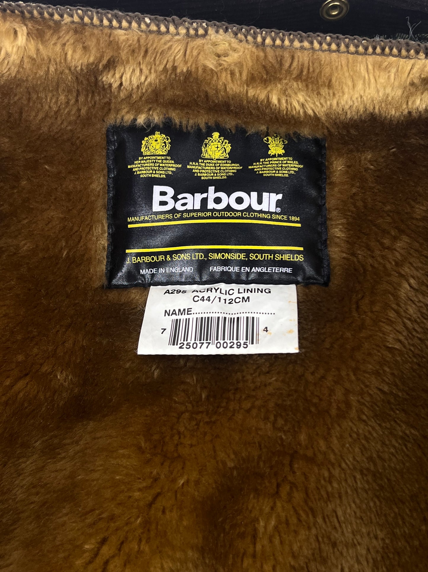 Barbour Gamefair 1982 C38 (S/M) - Pelliccia & Spilla