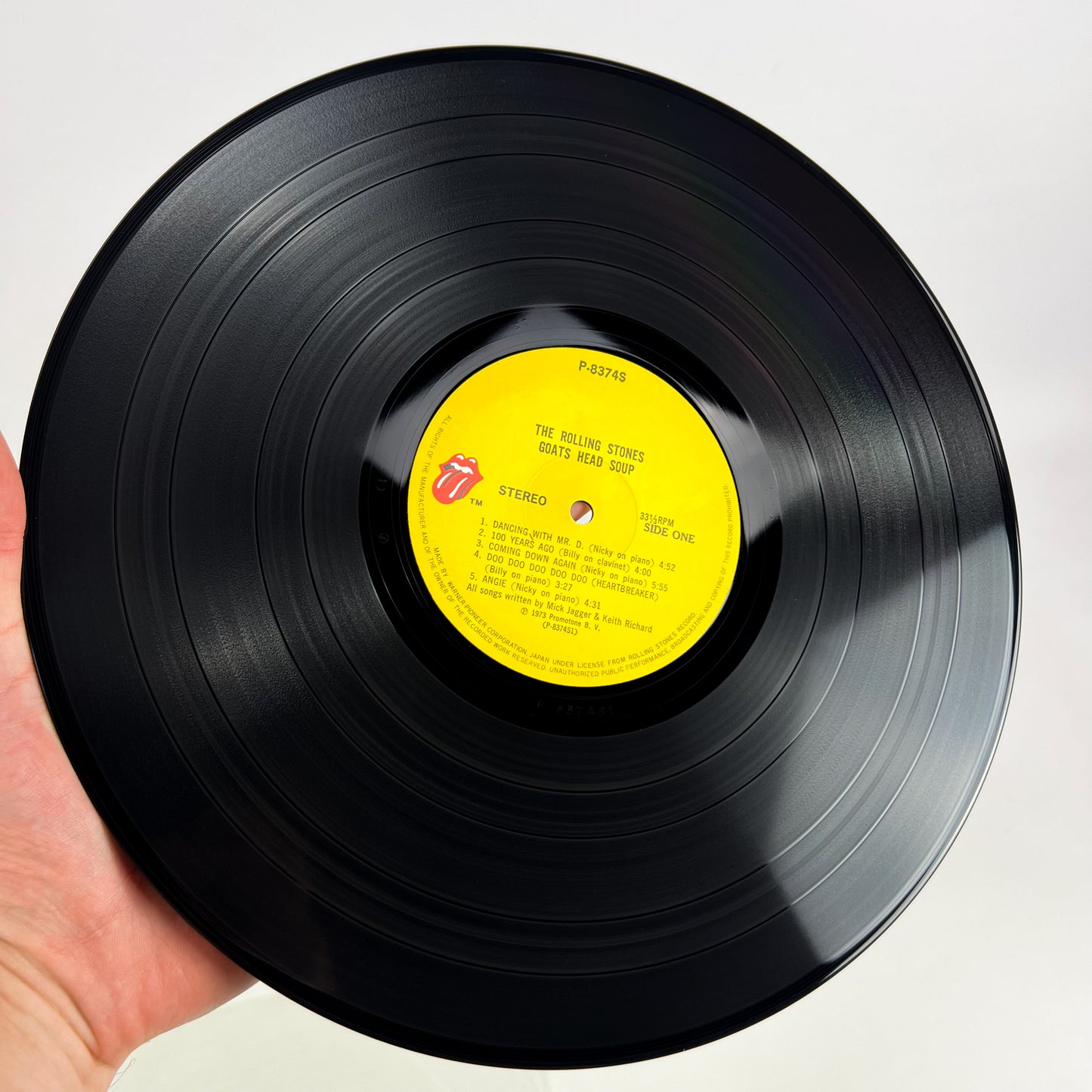 THE ROLLING STONES – Goats Head Soup Prima Stampa Giapponese P-8374S 1973 OBI