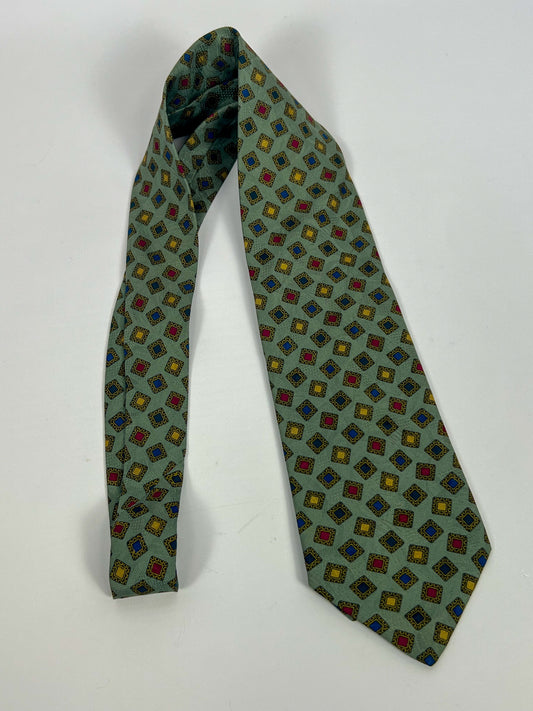 Cravatta vintage Fendi fantasia rombi