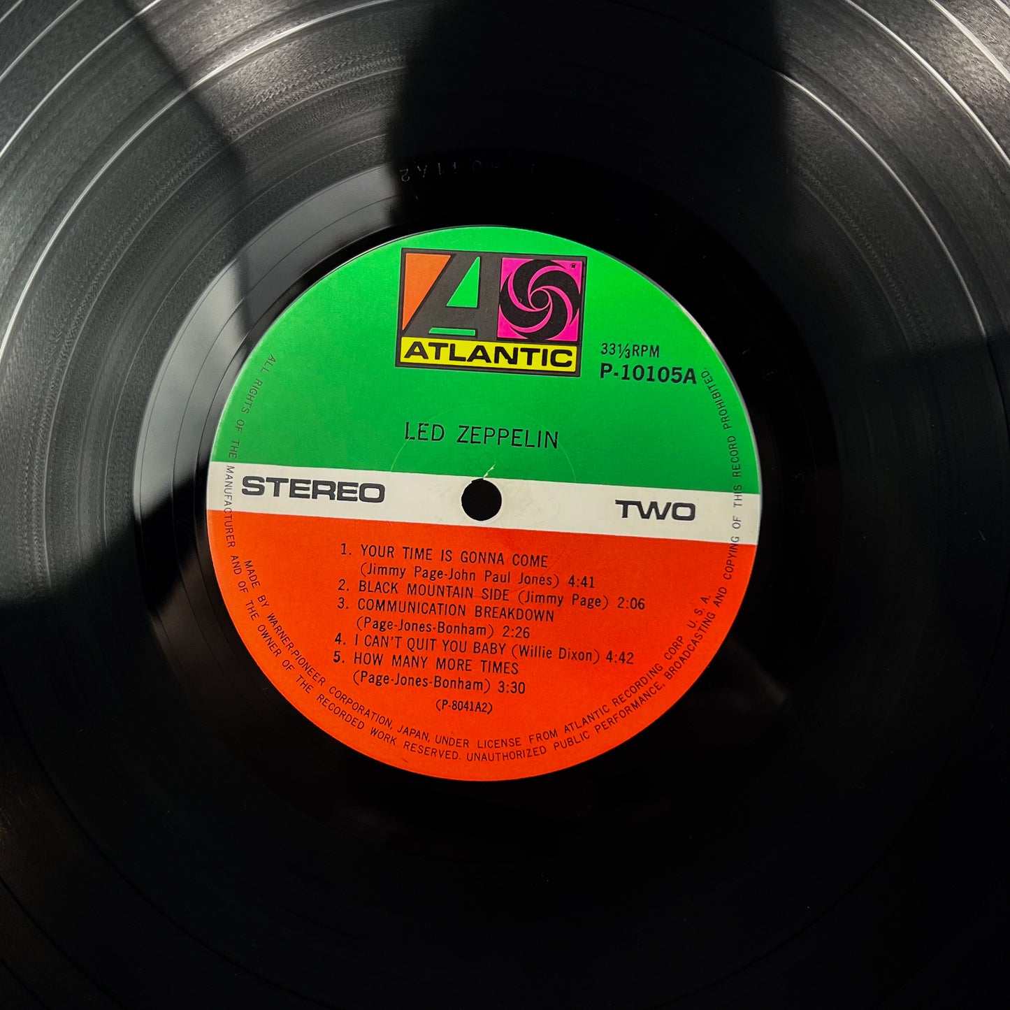 Led Zeppelin I – Stampa Giapponese P-10105A 1976 - Poster