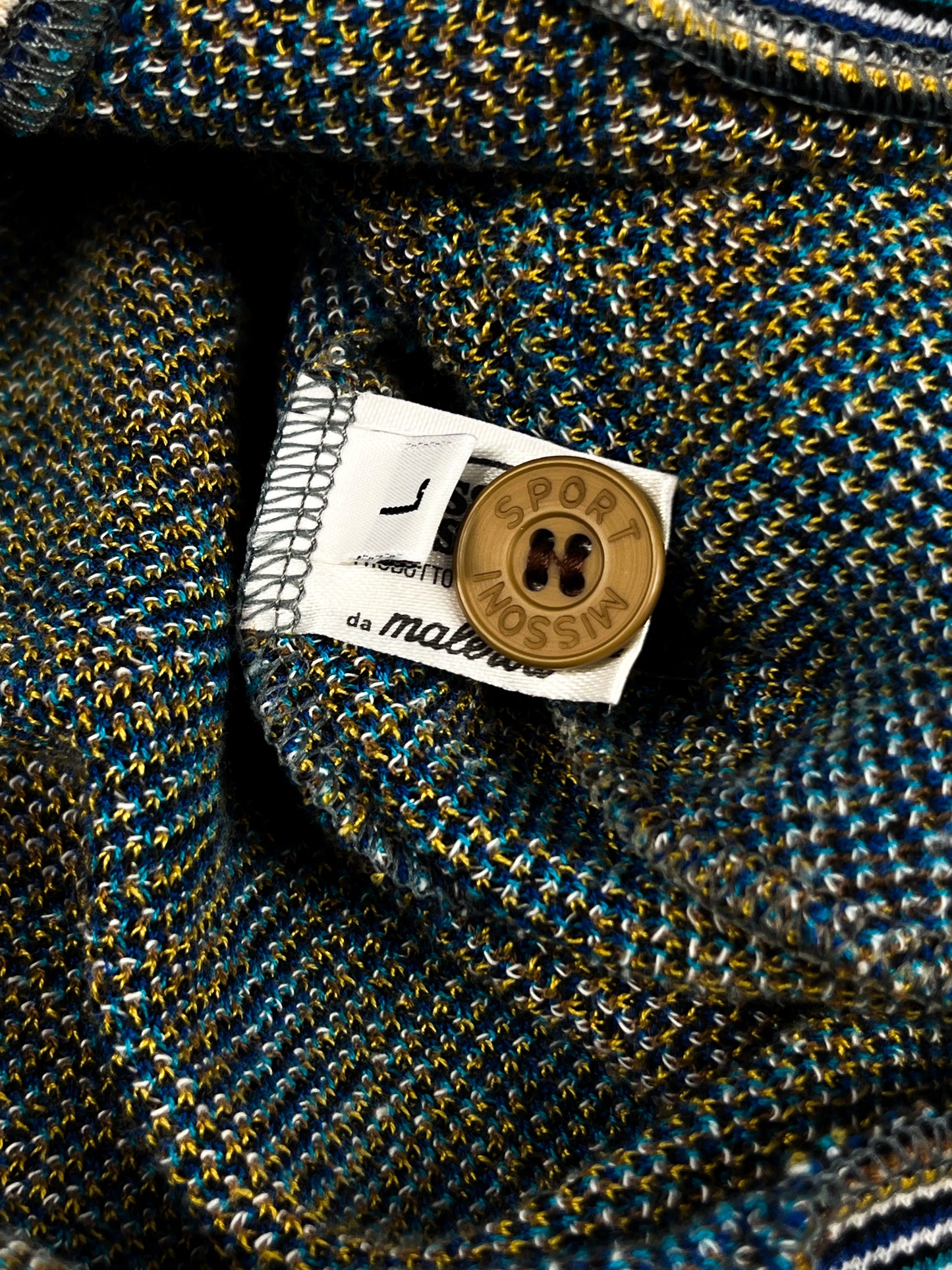 Gilet Missoni vintage des années 1980