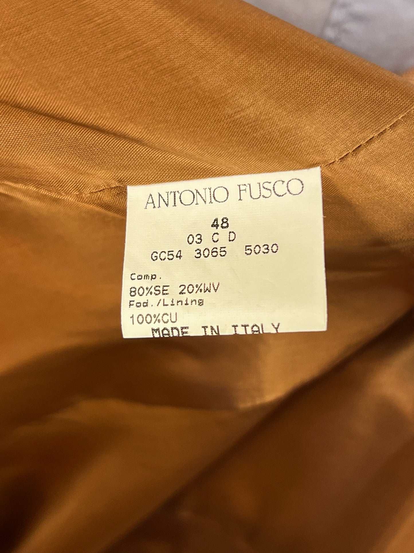 Giacca Antonio Fusco in Seta