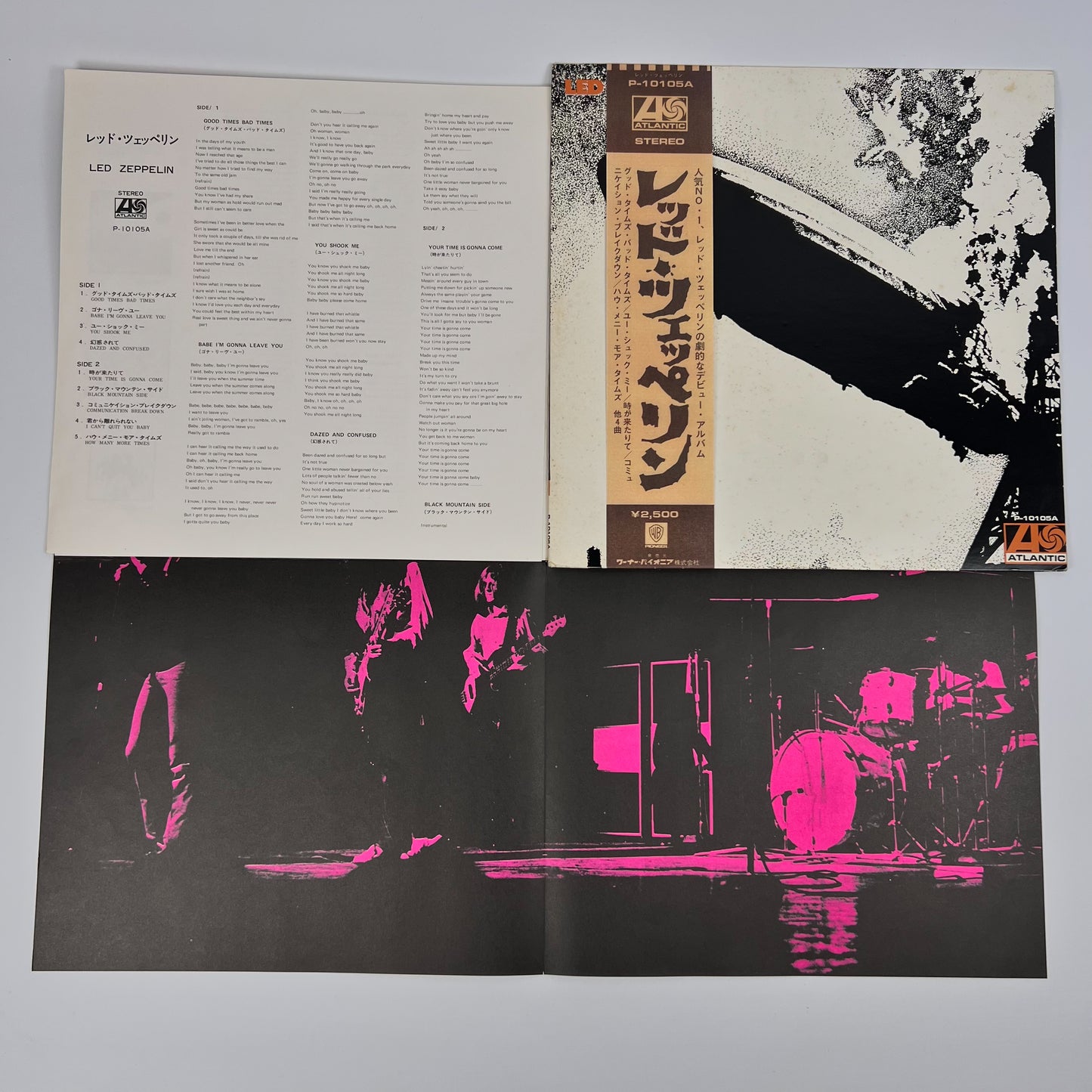 Led Zeppelin I – Stampa Giapponese P-10105A 1976 - Poster