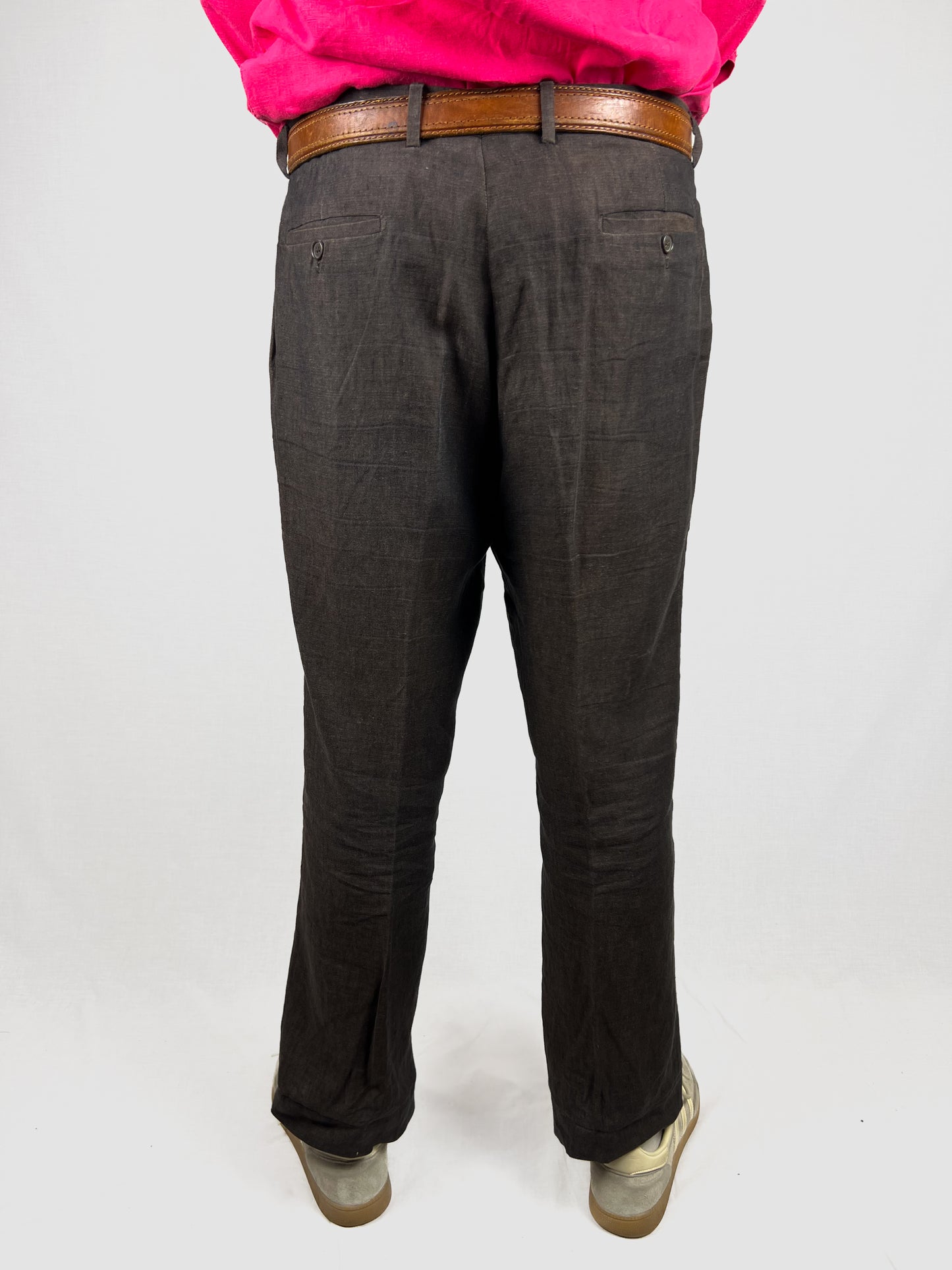 Pantaloni in Puro Lino Massimo Sartoria
