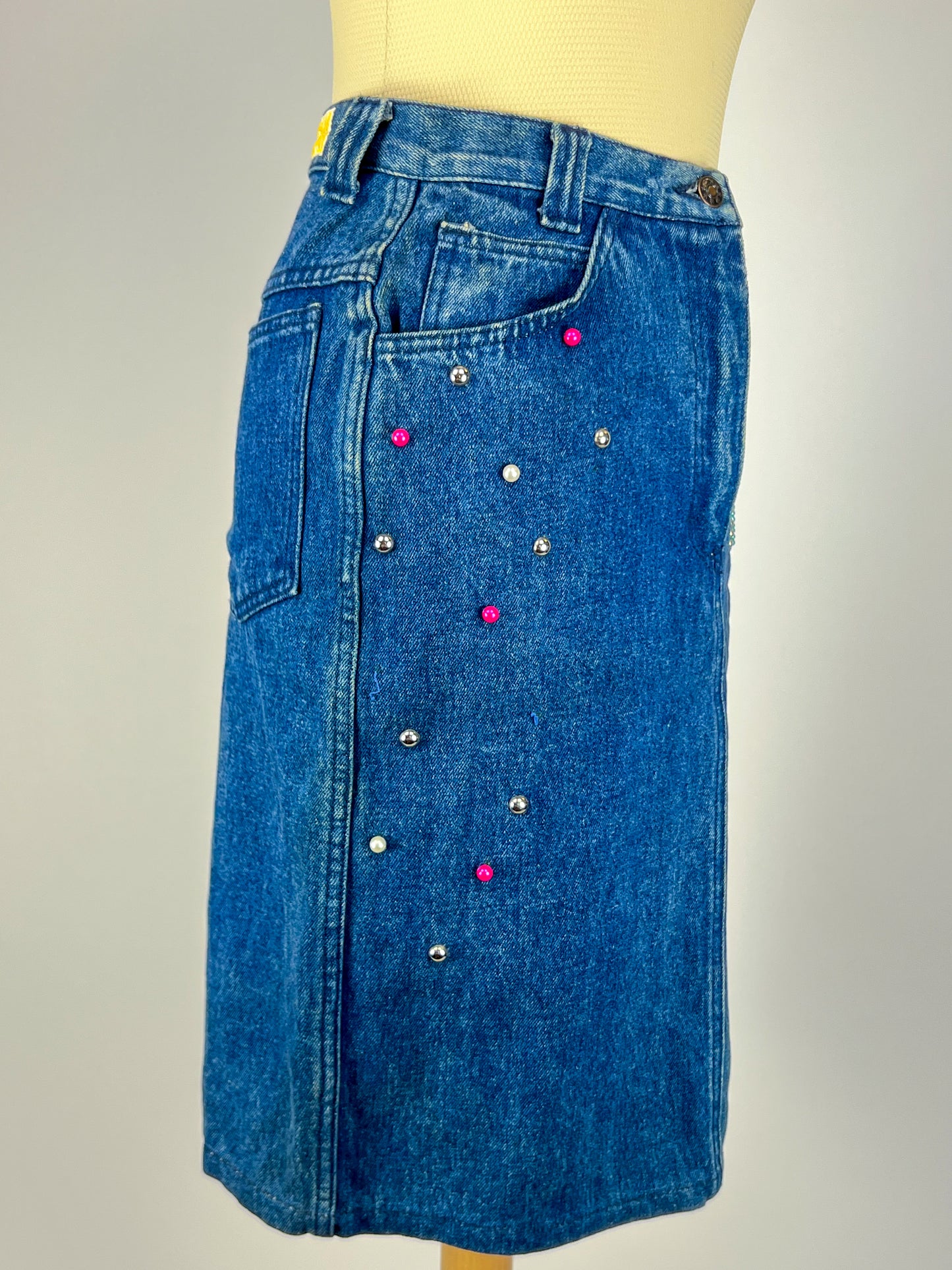 Gonna di Jeans Giallo Napoli anni ‘80