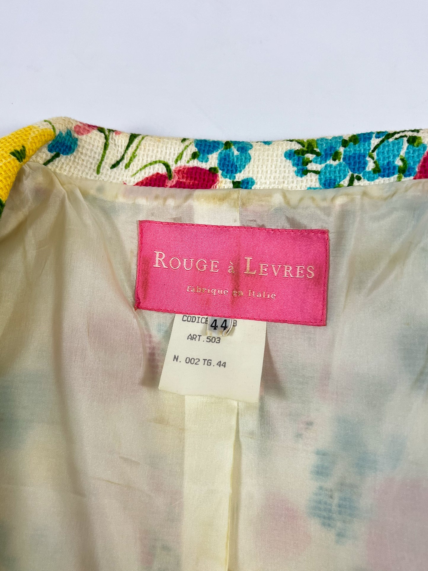 Tailleur Rouge à Levres anni '80
