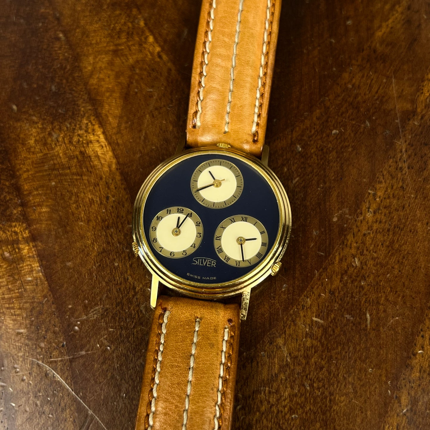 Orologio Silver Tre Movimenti