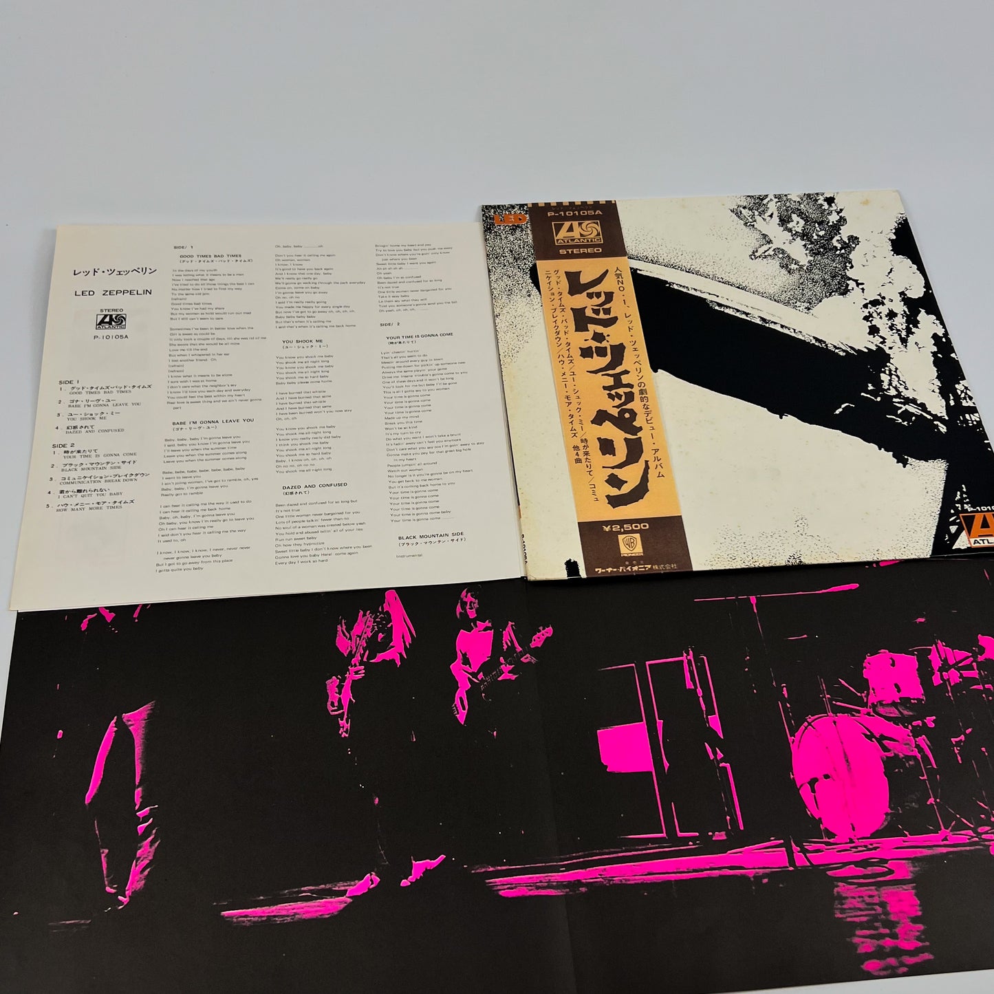 Led Zeppelin I – Stampa Giapponese P-10105A 1976 - Poster